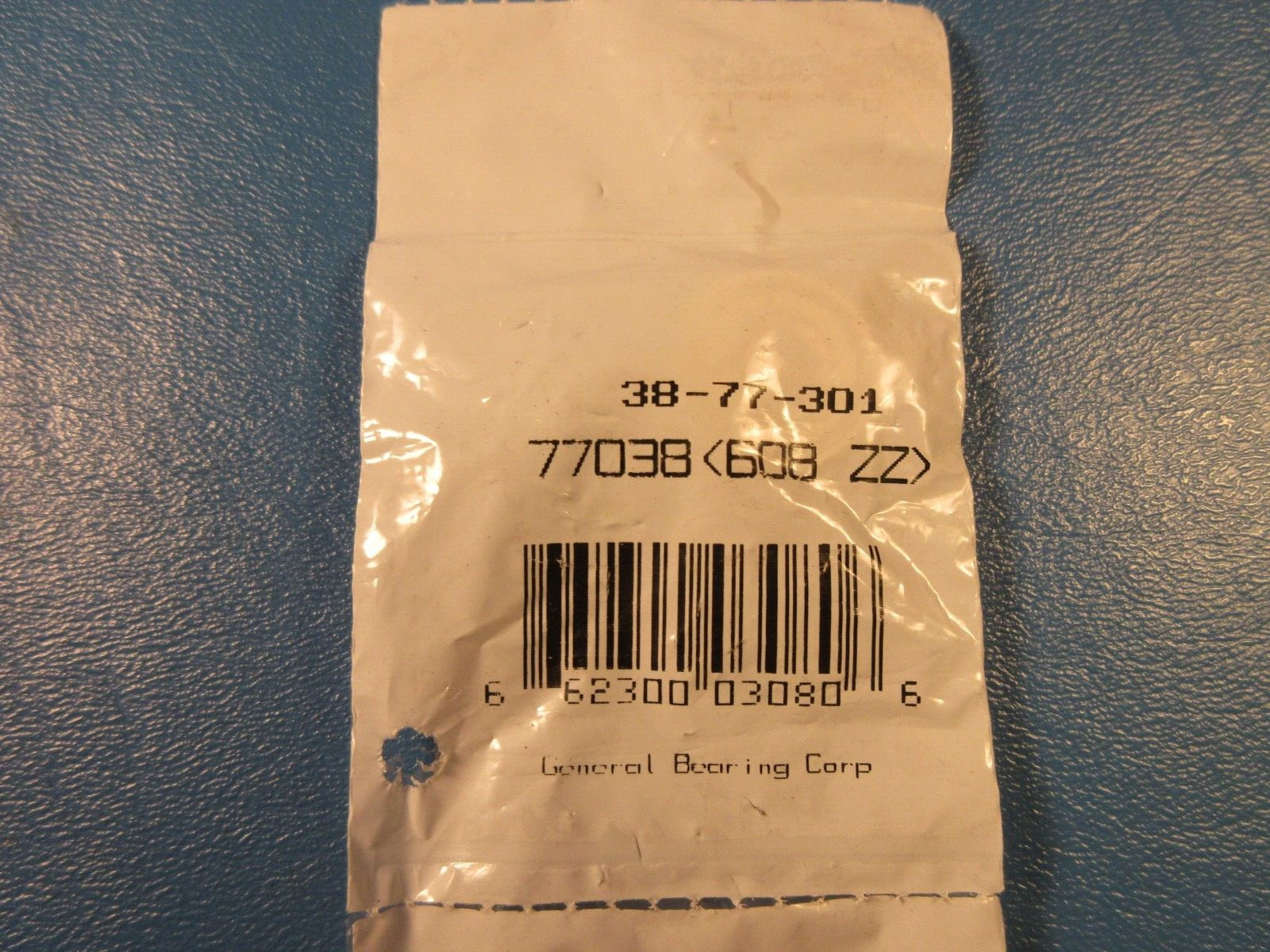 LOT OF 4 GENERAL 38-77-301, Single Row Ball Bearing, 8mm Bore X 22mm OD X 7mm W