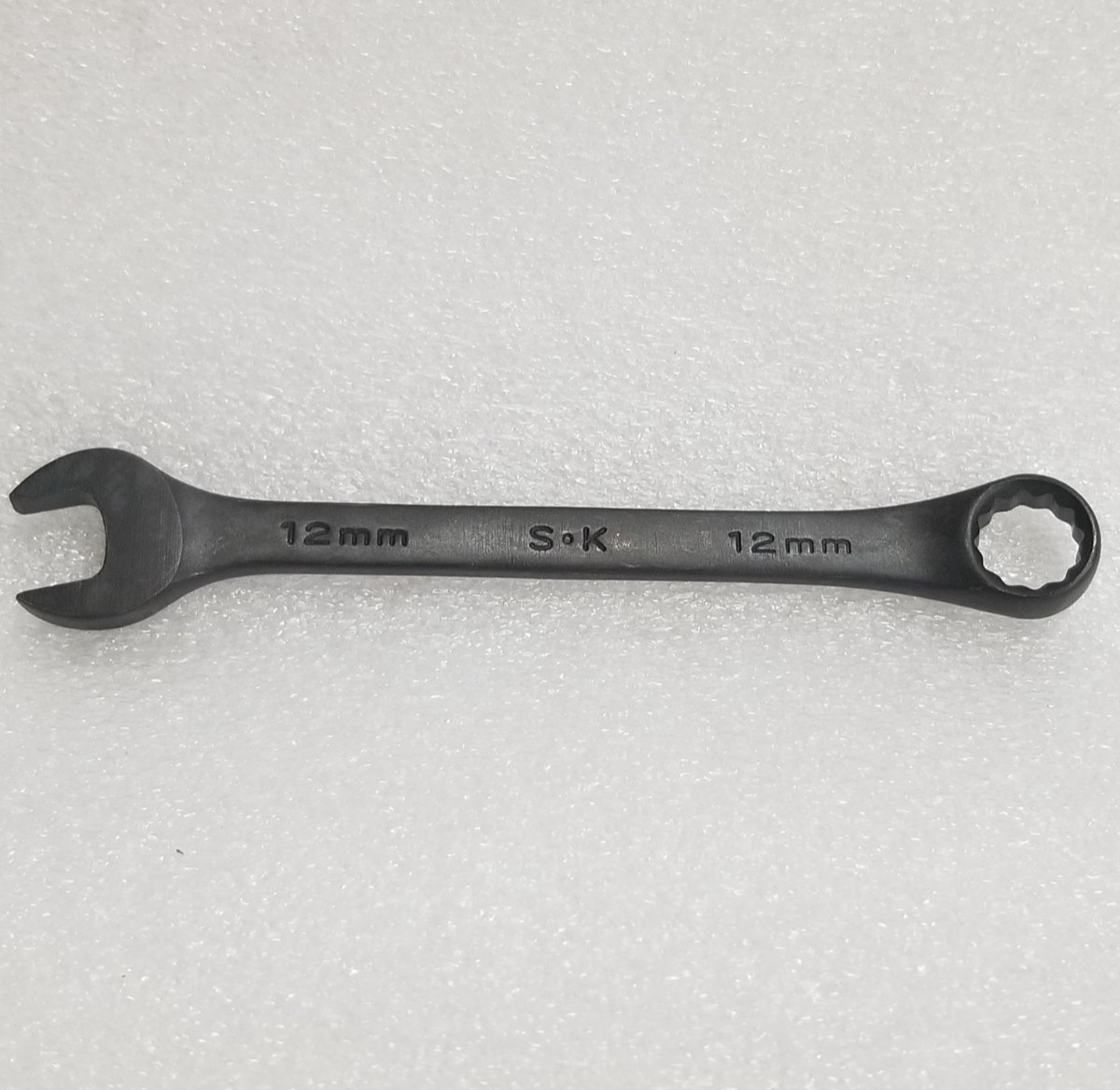 S-K 38312 Combination Wrench Black-Oxide Finish 12-Point Size-12mm Made in USA