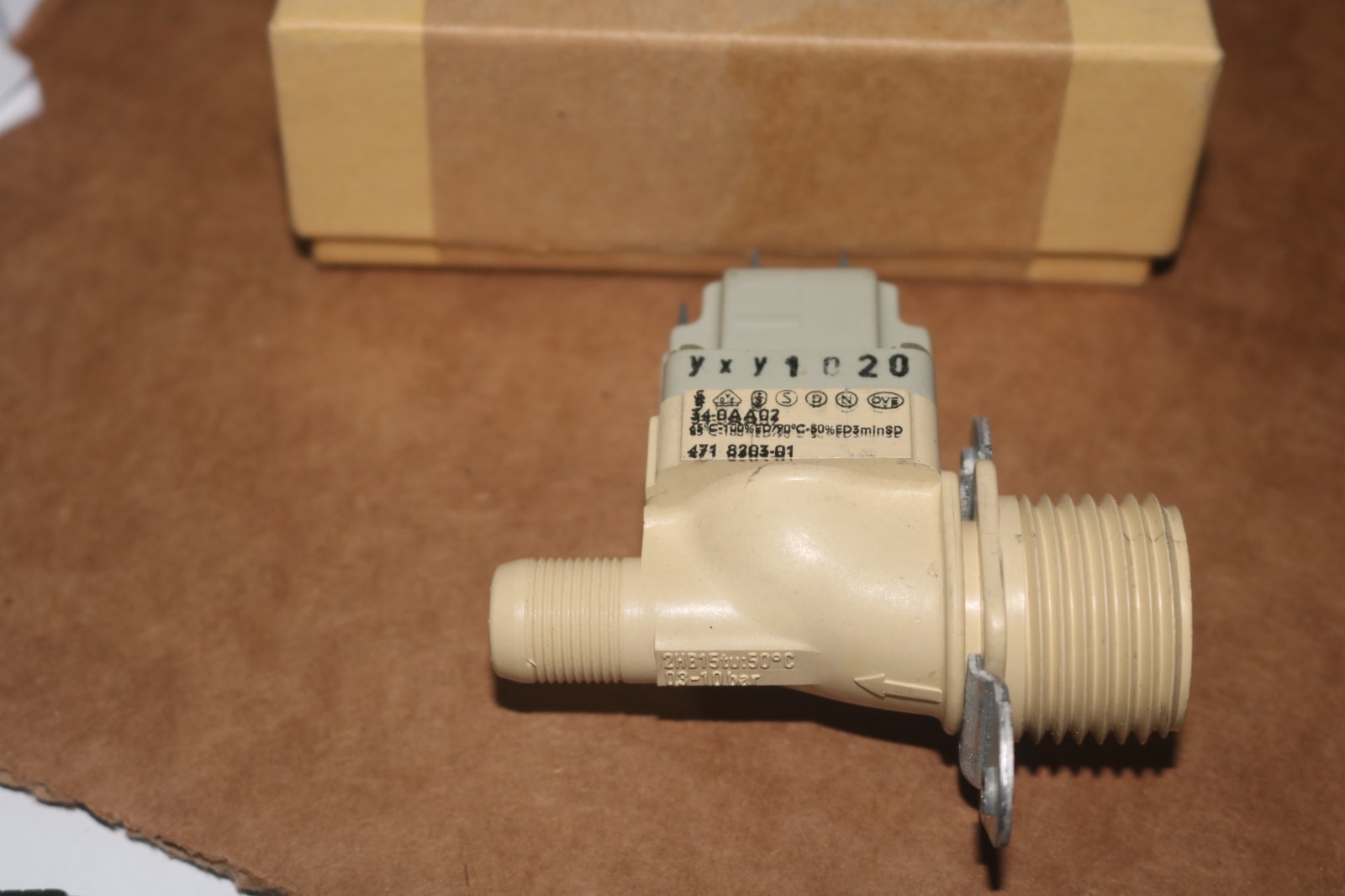 NOS Wascomat washing machine valve PN 471-8203-01 4820-01-141-5009