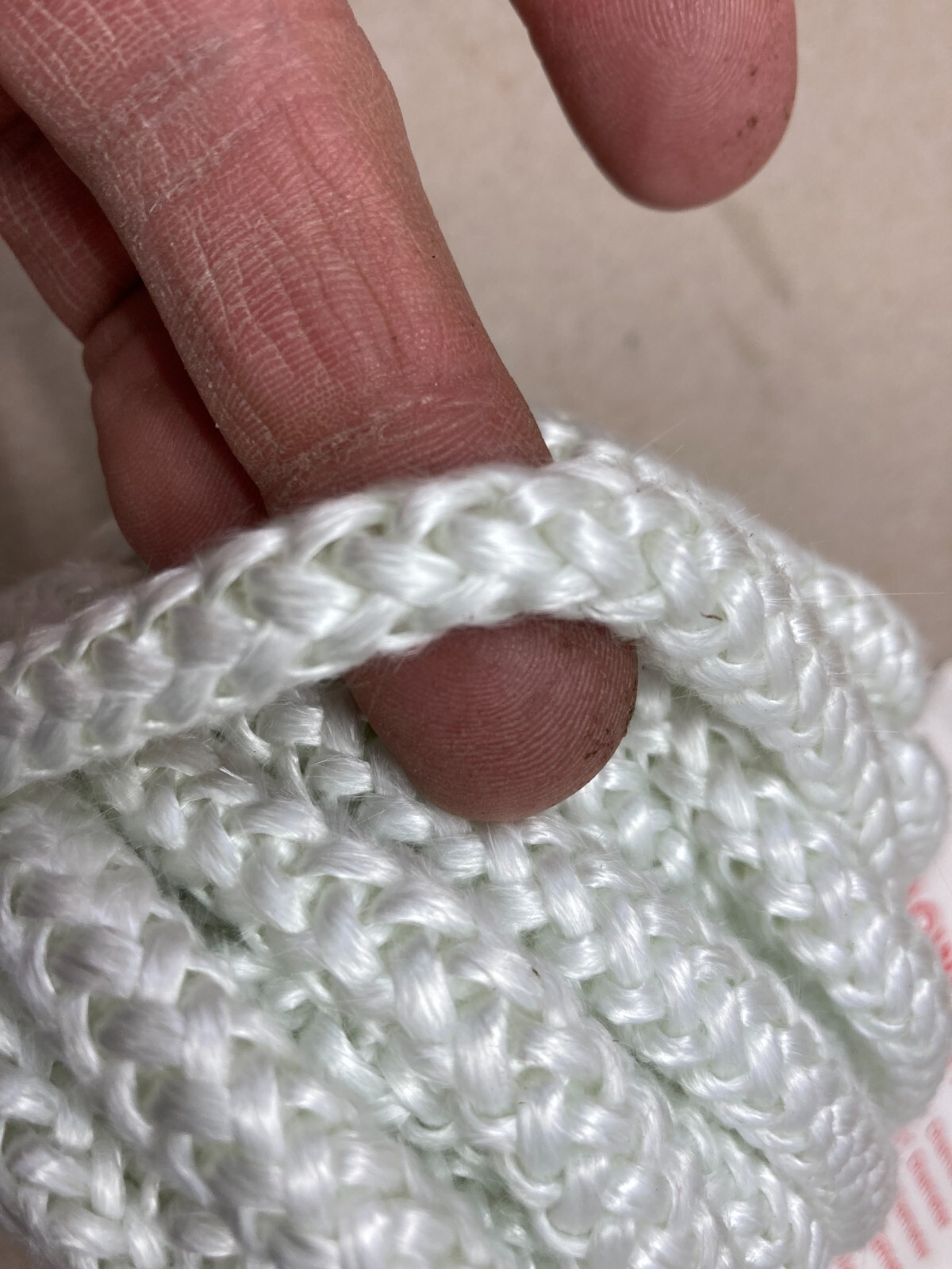 Lynn Kaowool Thermo Rope 3/8″ x 25′ High Temp Rope