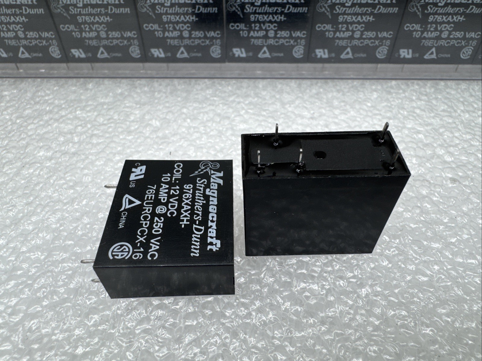 X2 NEW Magnecraft 976XAXH- COIL 12 VDC Struthers-Dunn Relay 76EURCPCX-16