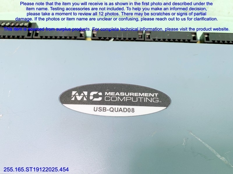 Measurement Computing USB-QUAD08 USB Interface Device as in photos, sn:9456, DHL