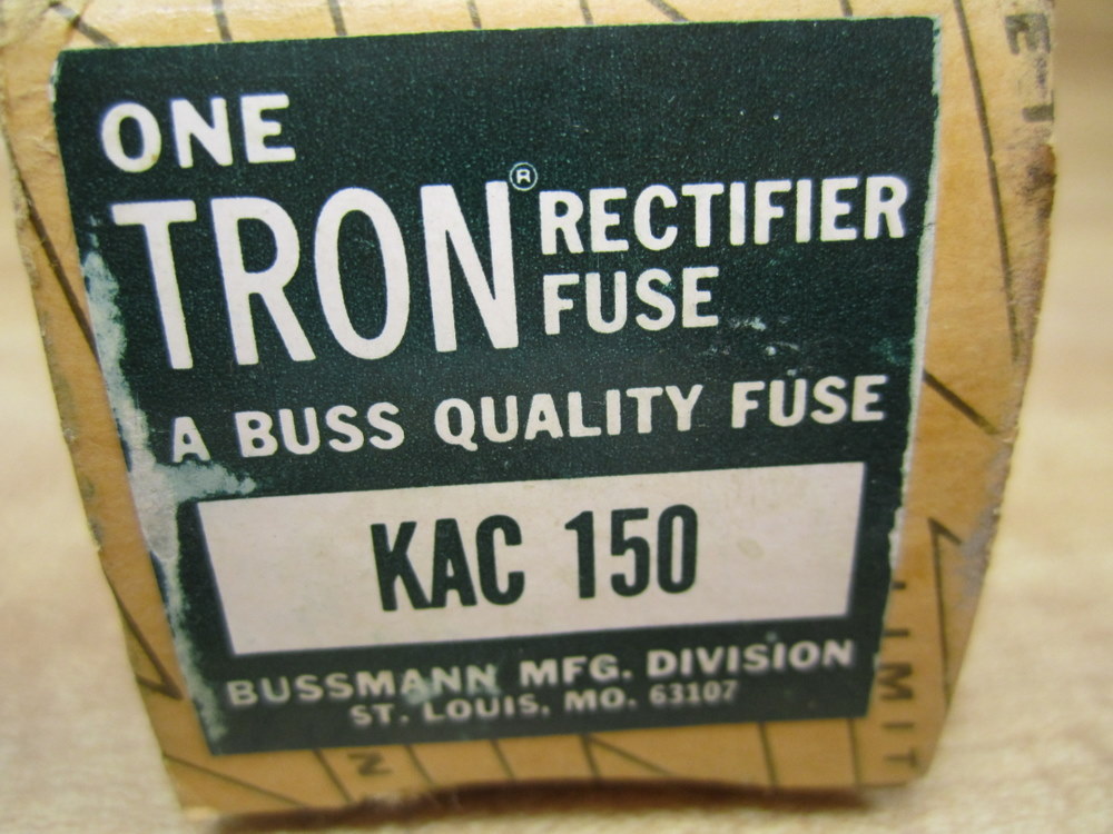 Tron KAC-150 Bussmann Rectifier Fuse KAC150