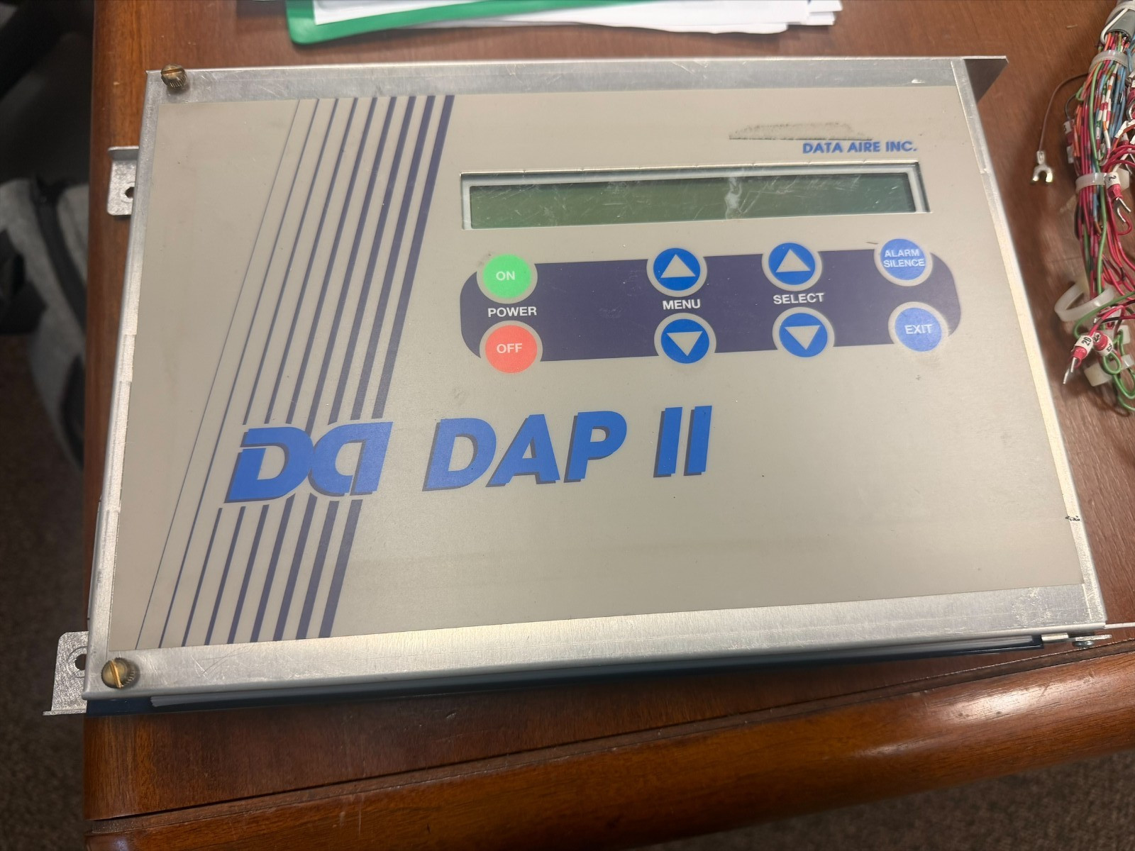 Data Aire Inc. DAP II Alarm Processor Control Interface 160-300-080 Rev E