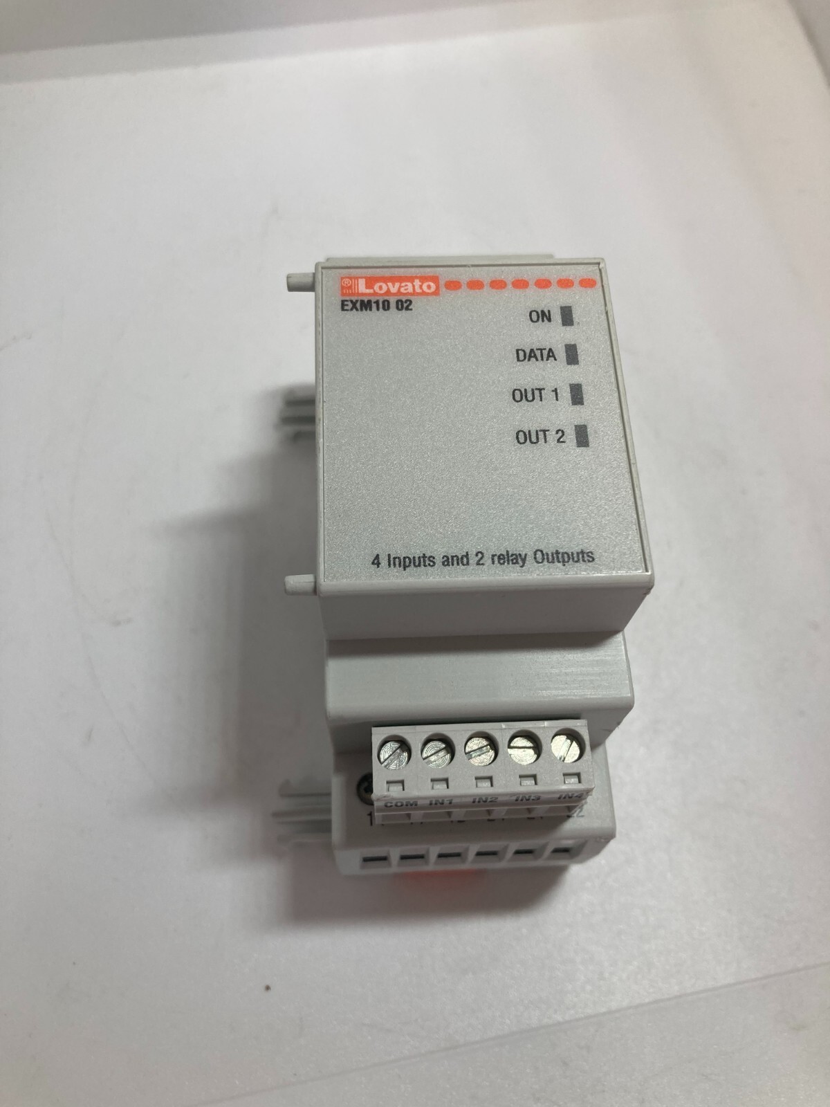 LOVATO EXM1002 EXPANSION MODULE 4 INPUTS-2RELAY OUTPUTS 5A 250VAC NNB