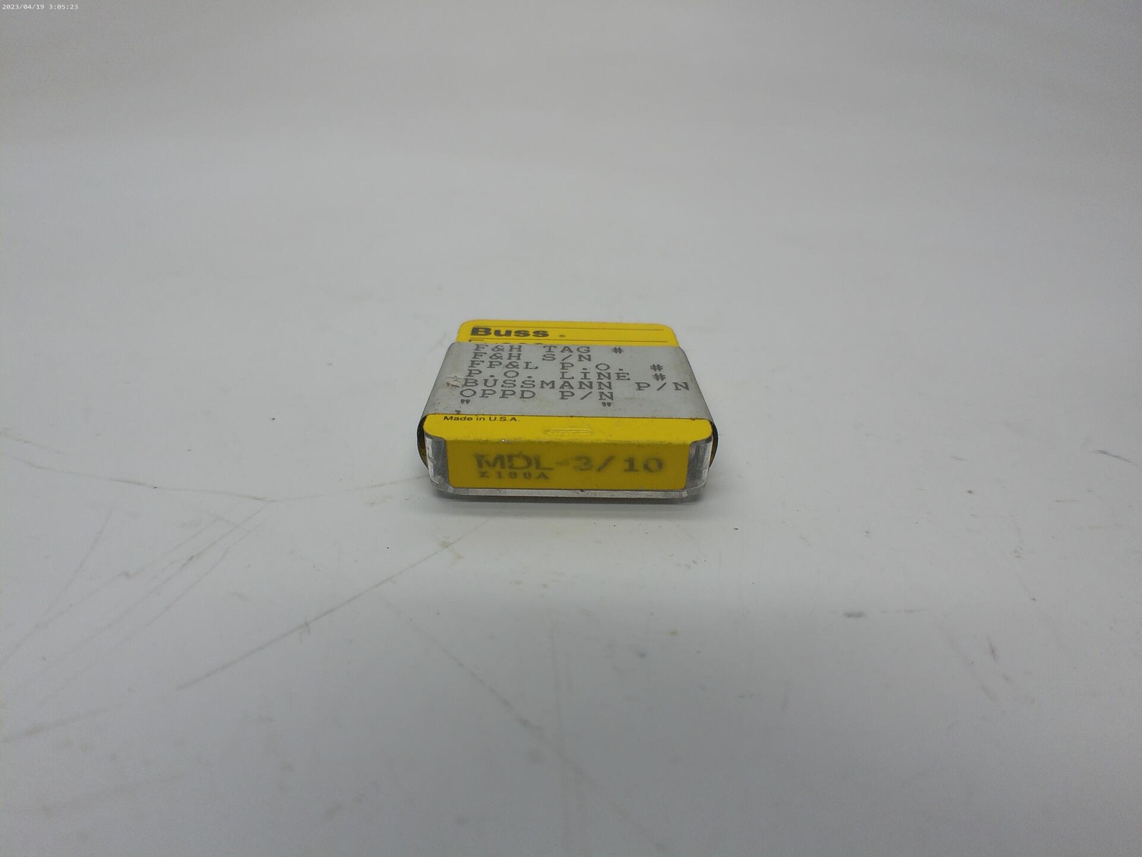 BUSSMANN MDL-3/10 FUSE PKG OF 4 NSMP