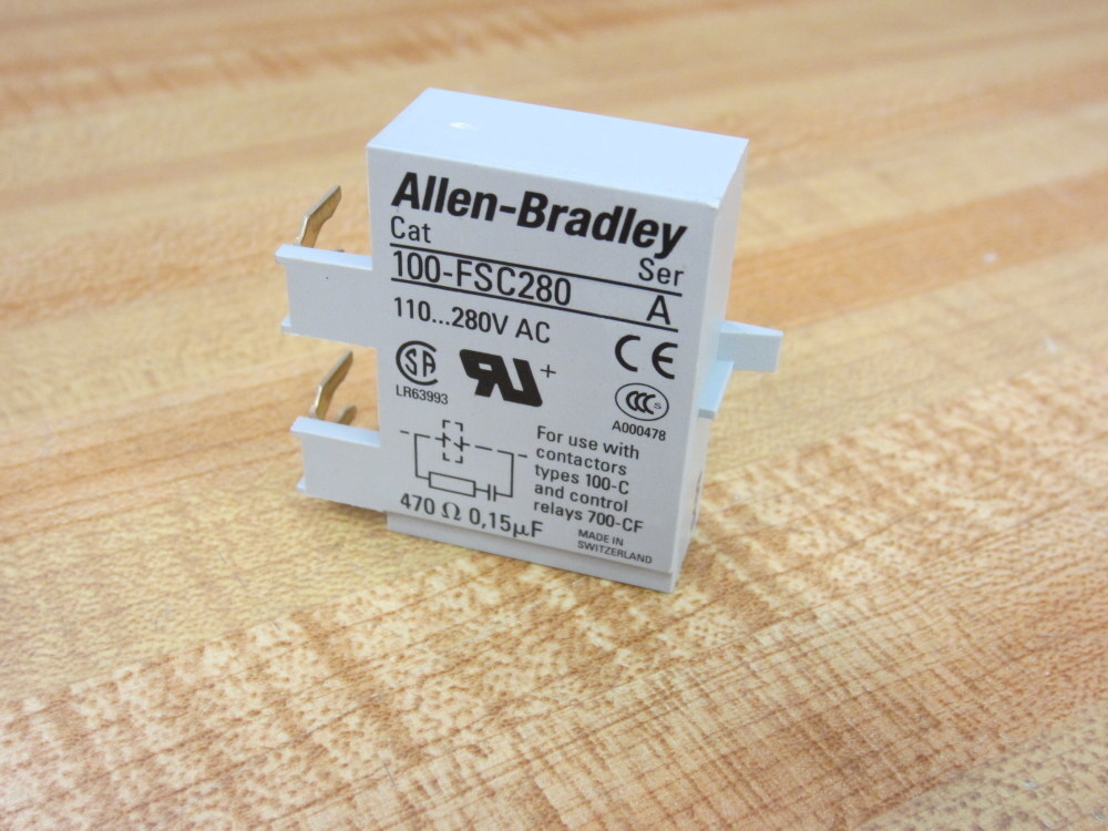 Allen Bradley 100-FSC280 Surge Suppressor 100FSC280 Ser A