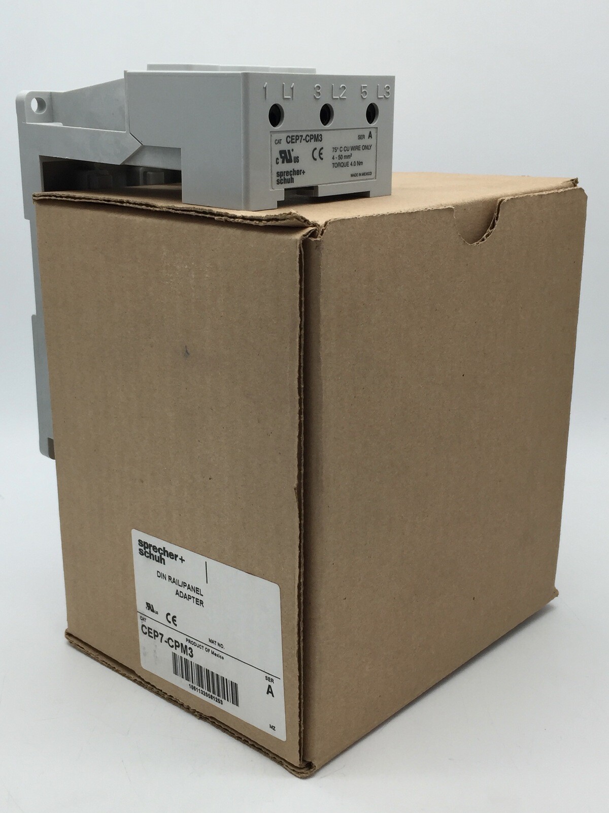 Sprecher + Schuh CEP7-CPM3 Din Rail Panel Adapter