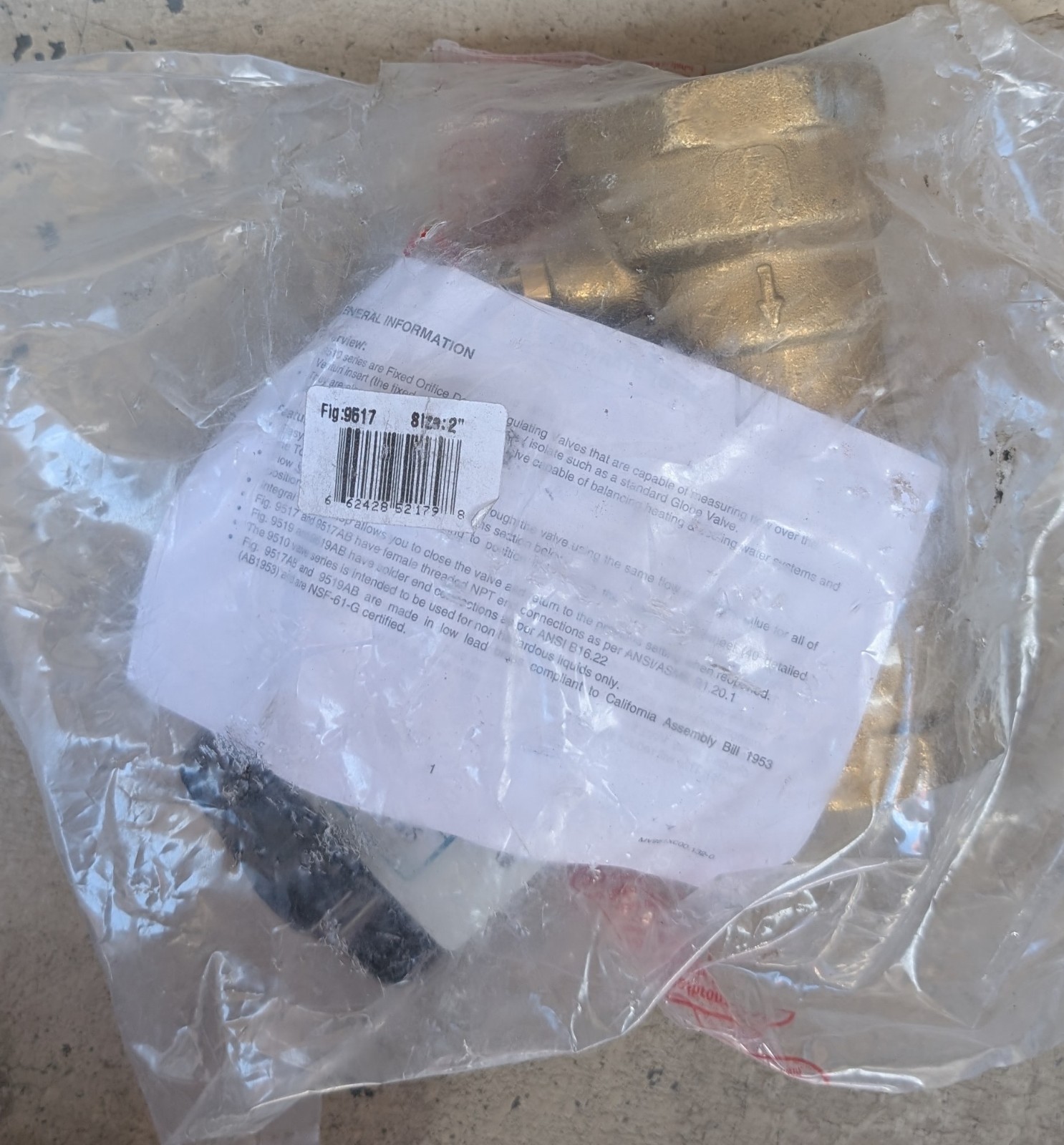 Gruvlok MBV-9517 Fixed Orifice Double Regulating Valve, 2 in, FNPT End Style