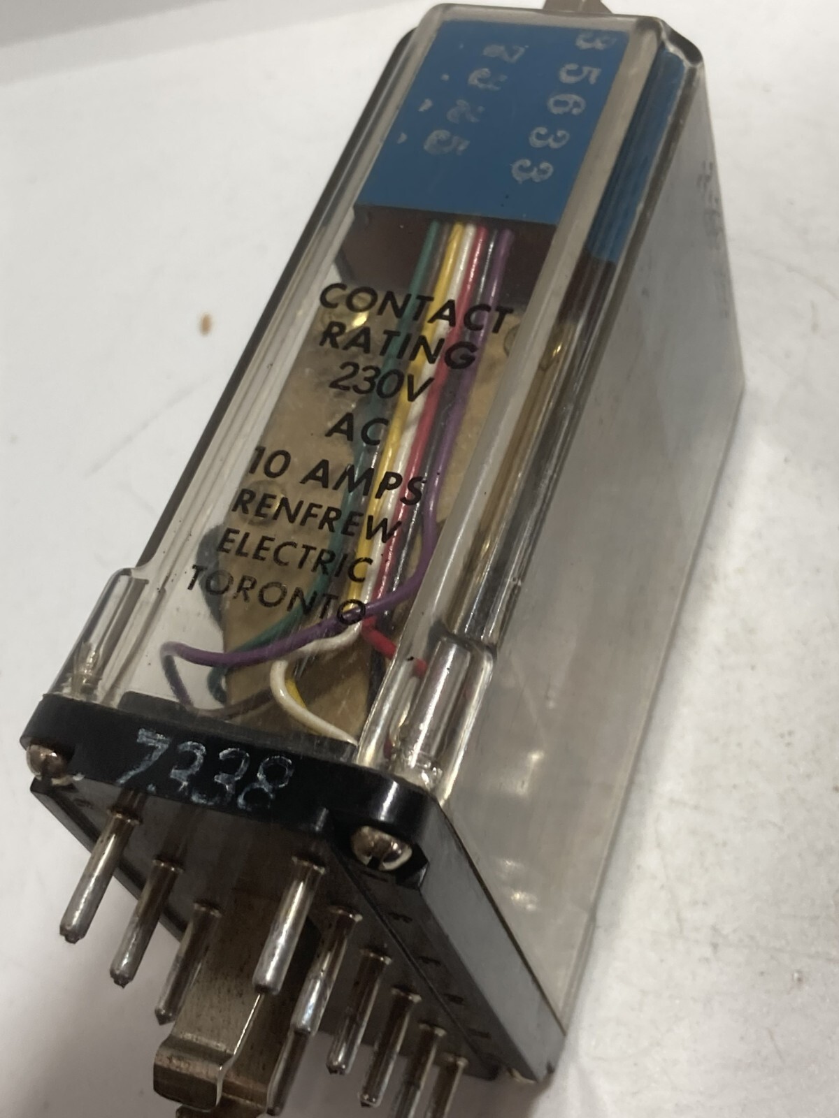 STRUTHERS-DUNN 237XBXP TIME RELAY 2-200 SECS 230VAC 10A