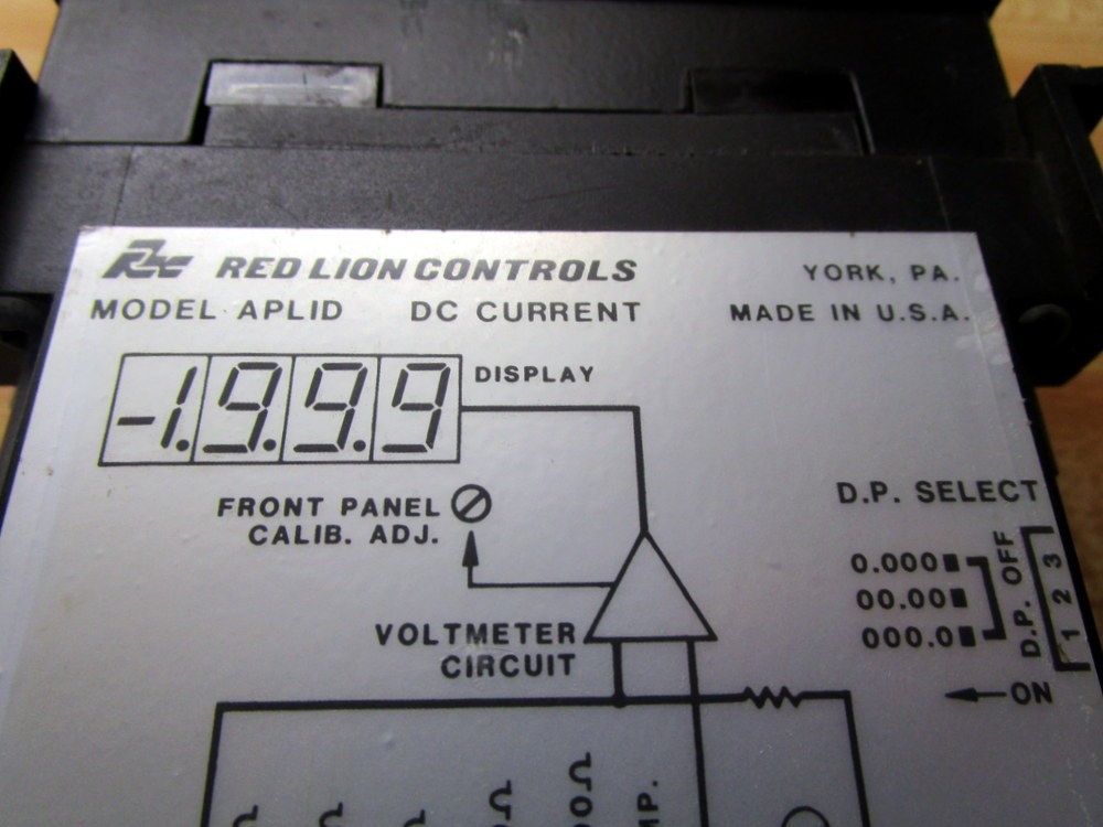Red Lion Controls APLID400 Panel Meter W/Rear Terminal Strip