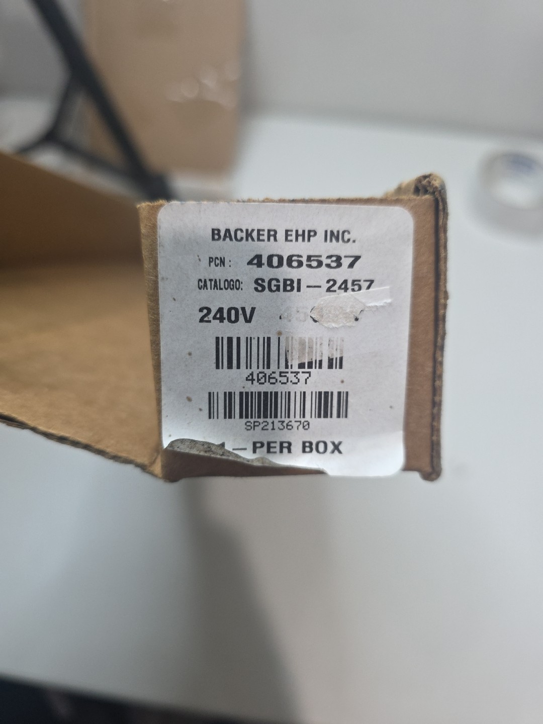 Backer EHP Inc. High Performance 240V Tubular Heating Element 4500W SGBI-2457