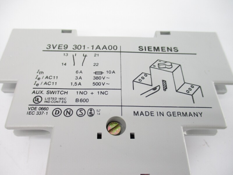 SIEMENS 3VE9301-1AA00 500V 10A NSNP