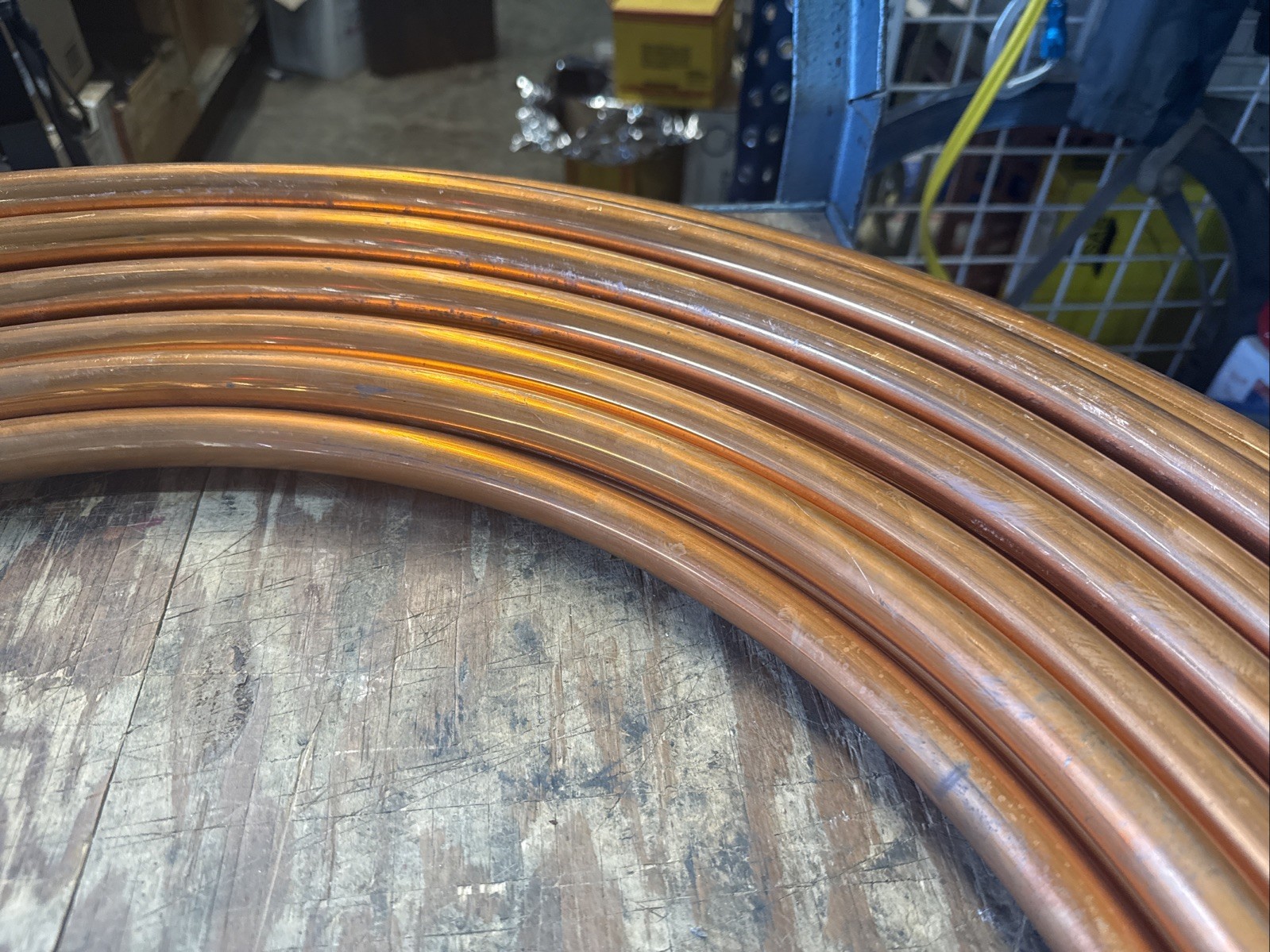 95’ of 7/8” OD .065 Wall Thickness K Copper Tubing Coil, 3/4” ID
