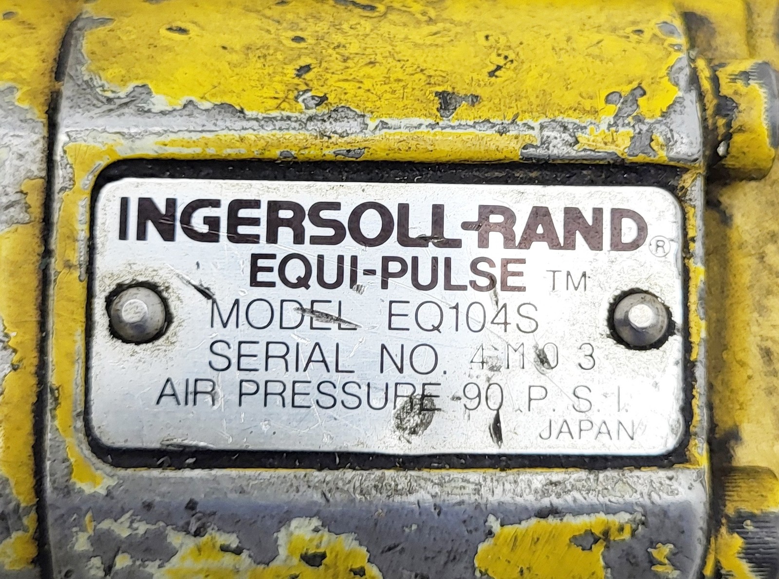 INGERSOLL-RAND EQ104S EQUI-PULSE 90PSI