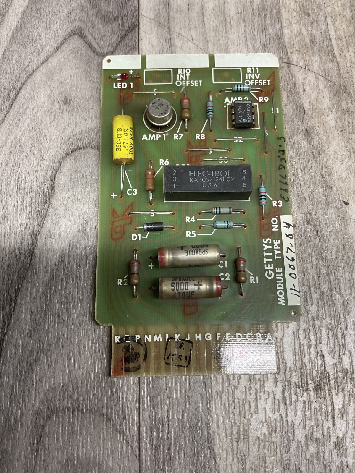 Gettys Control Boards 11-0067-102 *FREE SHIPPING* #4096B46