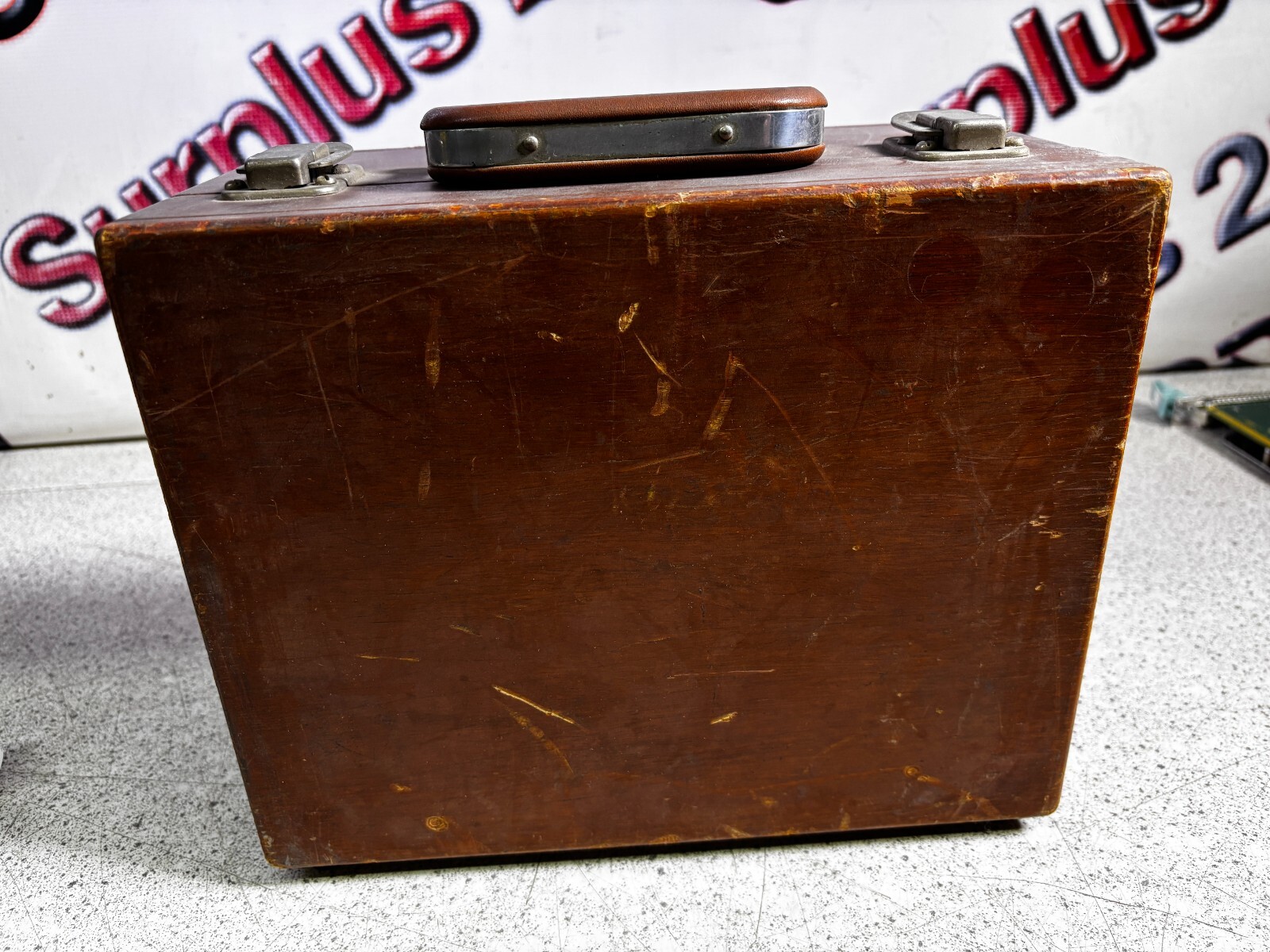 Vintage Antique Weston Model 341 AC Voltmer In Original Wooden Case