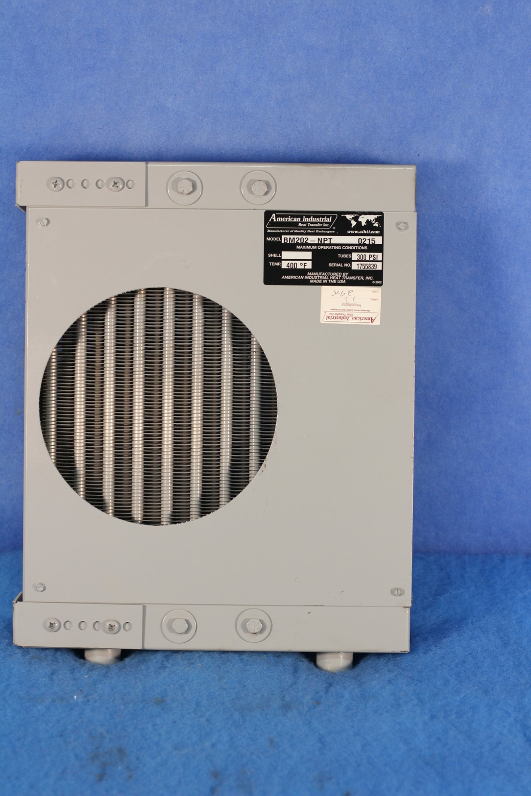 American Industrial BM20-NPT 0215 Air Cooled Liquid Cooler 90 Day Warranty