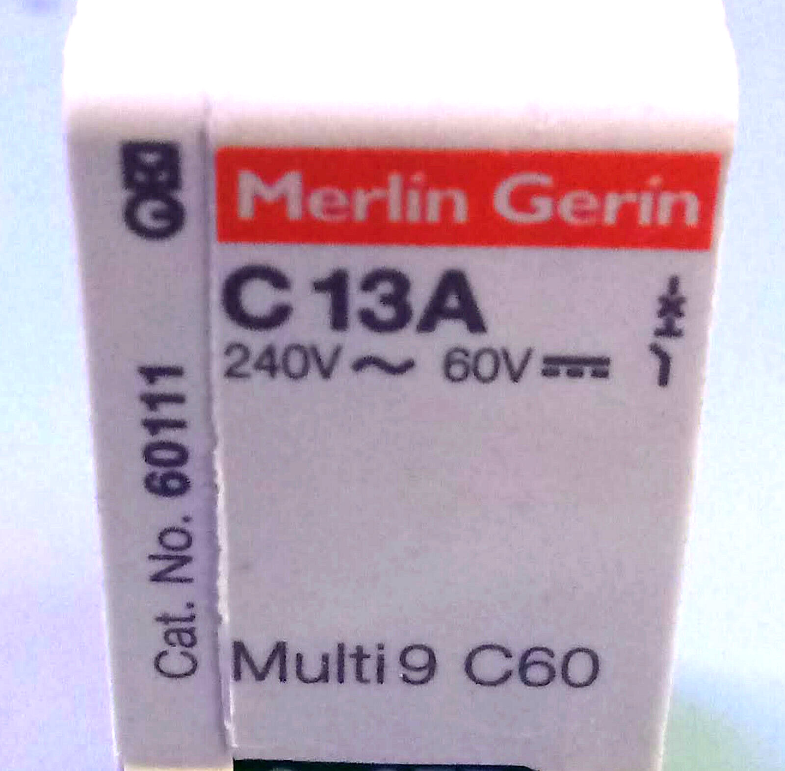 1 USED MERLIN GERIN 60111 C13A 240V MULTI9-C60 CIRCUIT BREAKER ***MAKE OFFER***