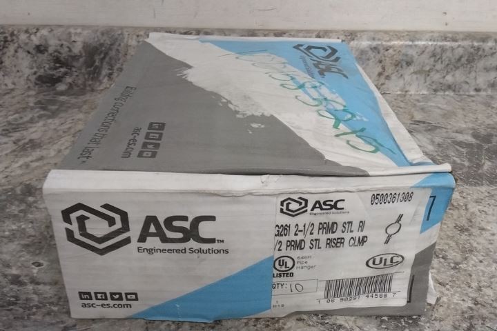 Anvil 500361308 10 Pk 2-1/2 In Pipe Size 400 Lb Load Capacity Steel Clamp