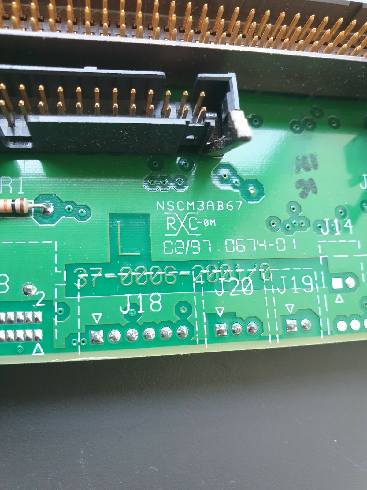 NSCM3AB67 30-0003-2501 REV 5, 4 SLOT BACKPLANE (R4S2.1B1)