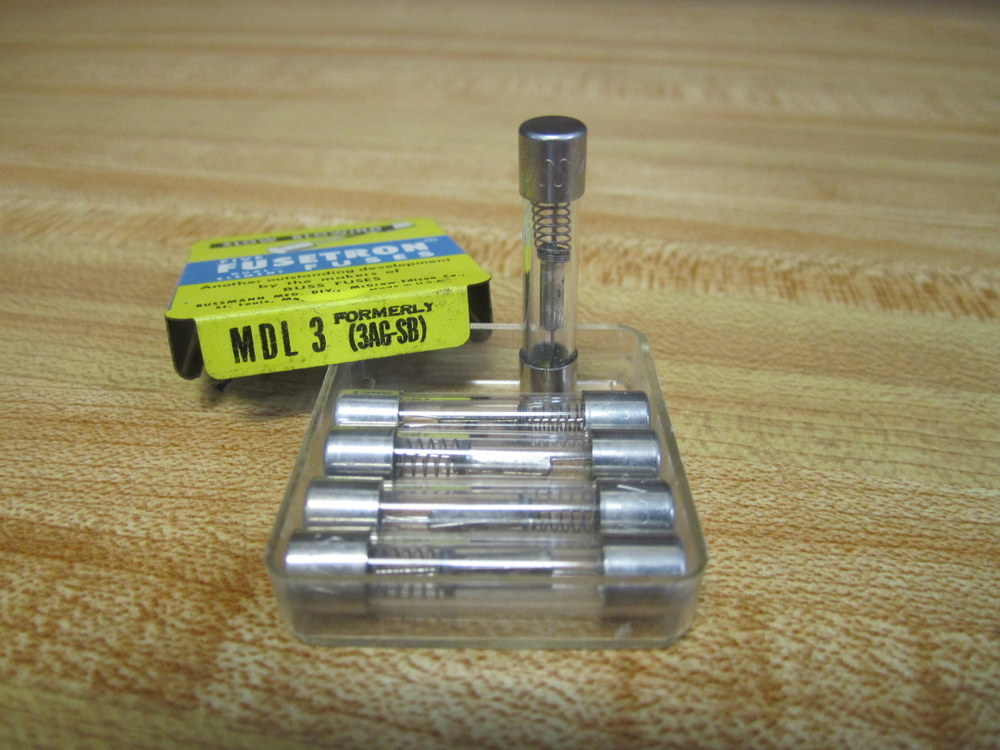 Buss MDL-3 Bussmann Fuse Cross Ref 4XH61 3AG-SB Spring Element (Pack of 30)