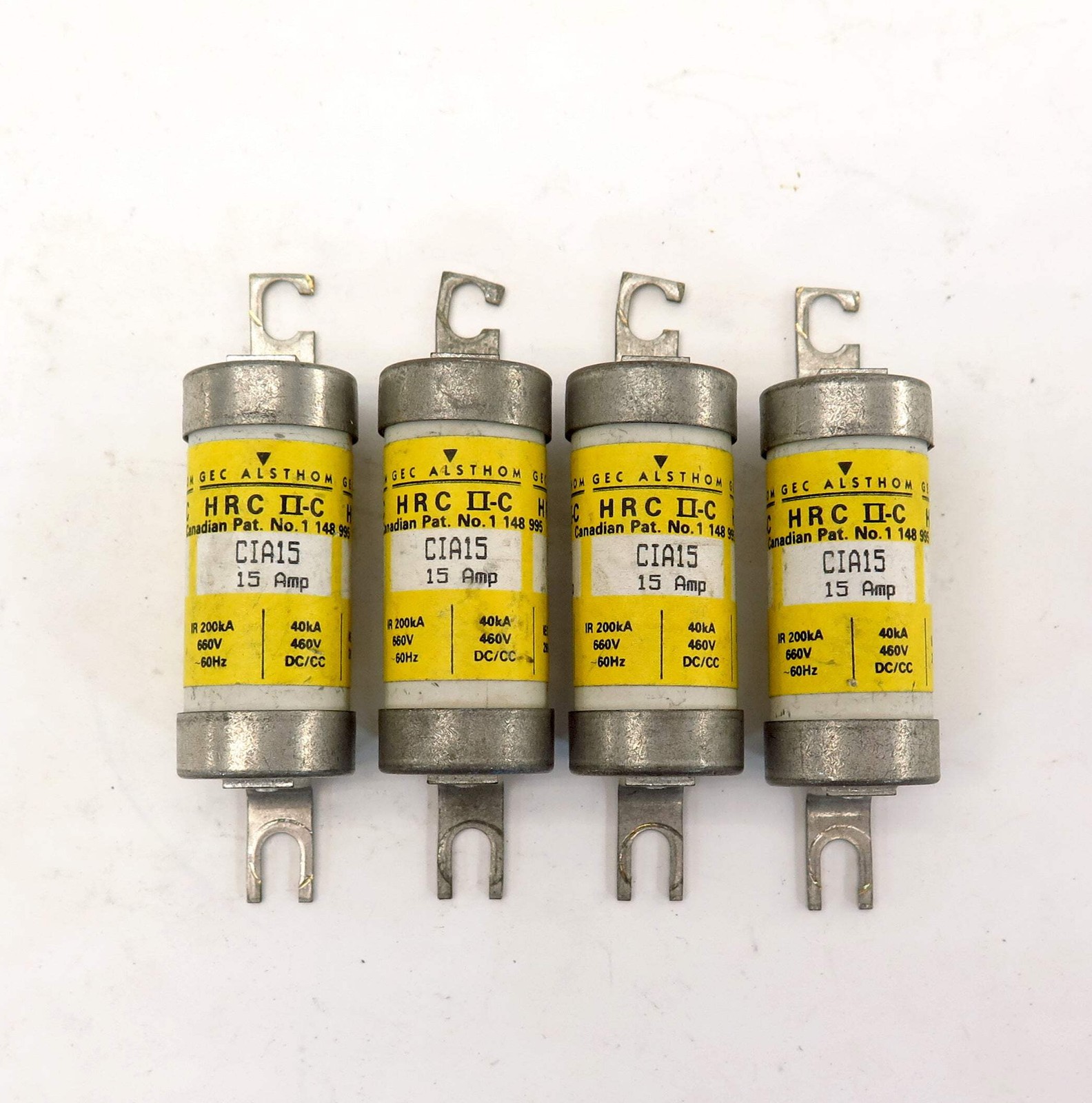 Gec Alsthom Fuse CIA15 15A 600V (4)