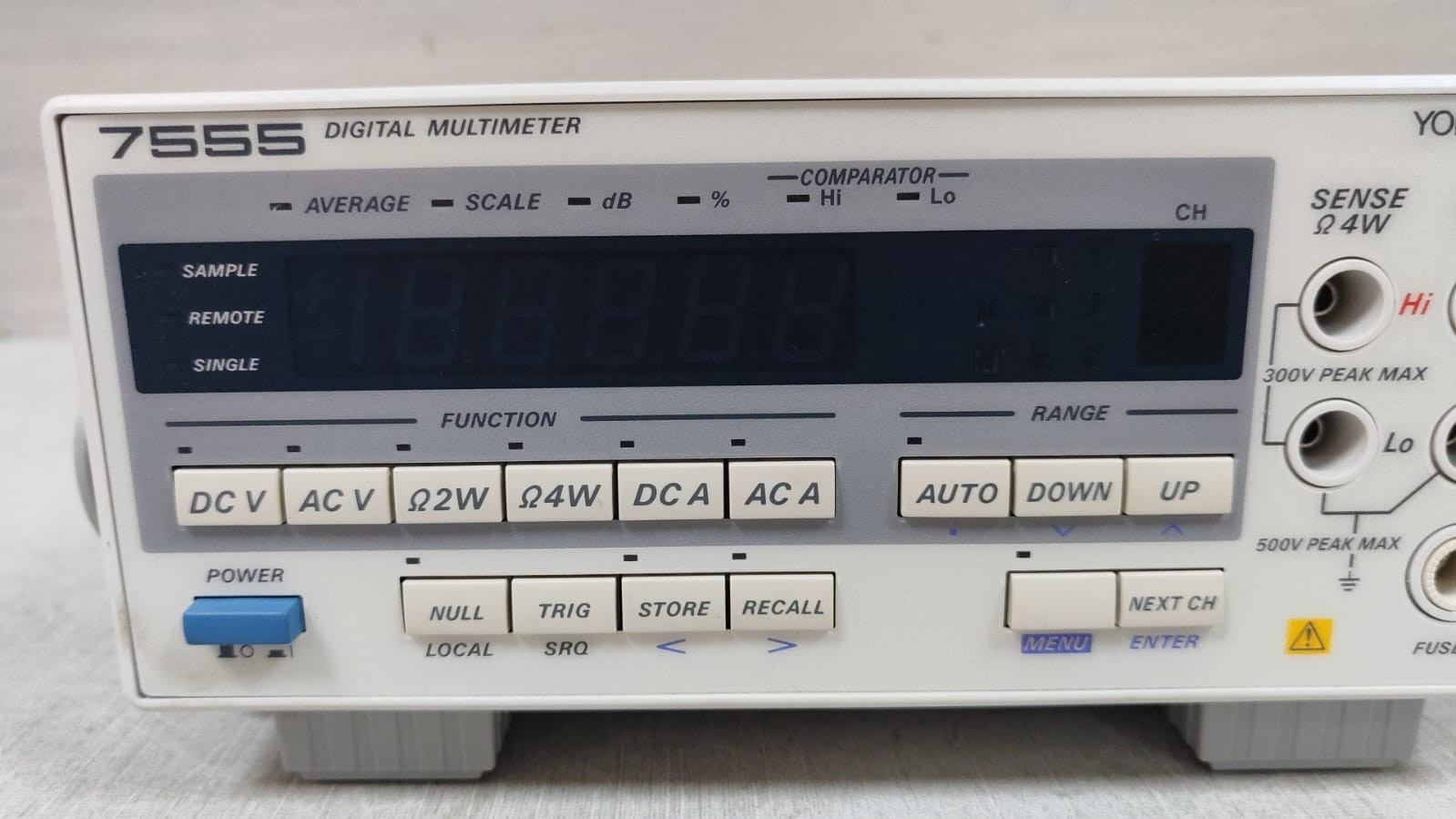 YOKOGAWA 7555 / 755501 -7-F 12WB18631 L DIGITAL MULTIMETER UNIT 230V