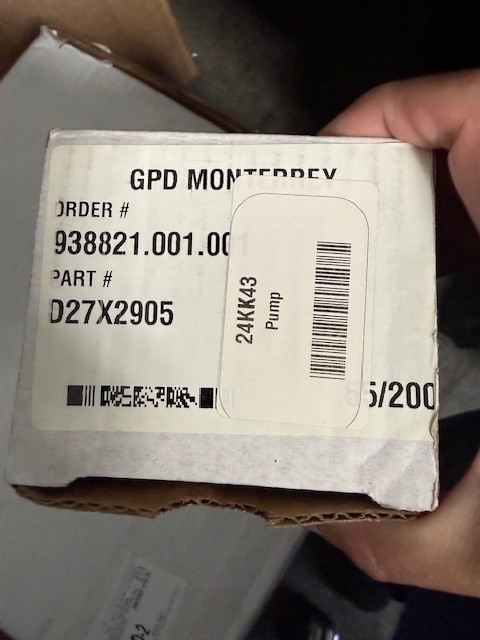 PARKER Pump: Mfr Part # 928731