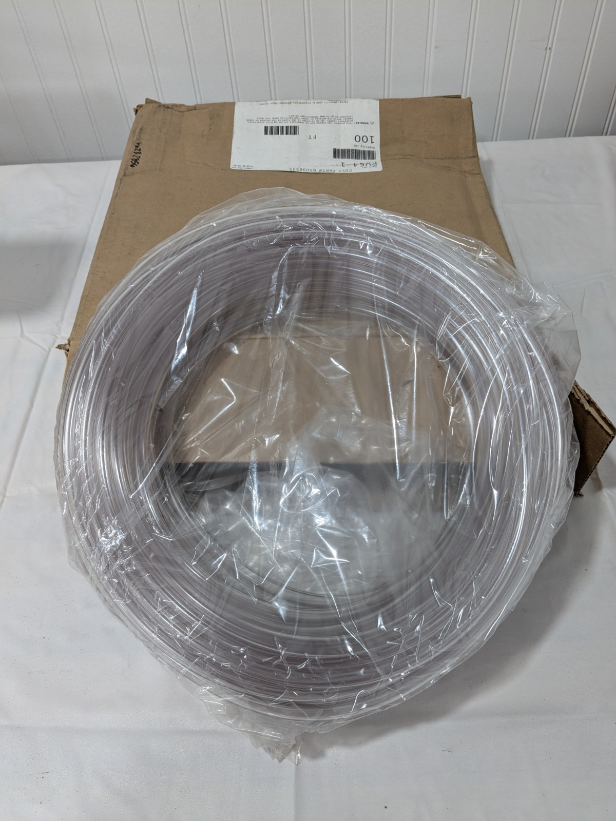 Parker Vinyl Tube 1/4″ ID x 3/8″ OD, 1/16″ Wall Thickness, 100′ Long PV64-1