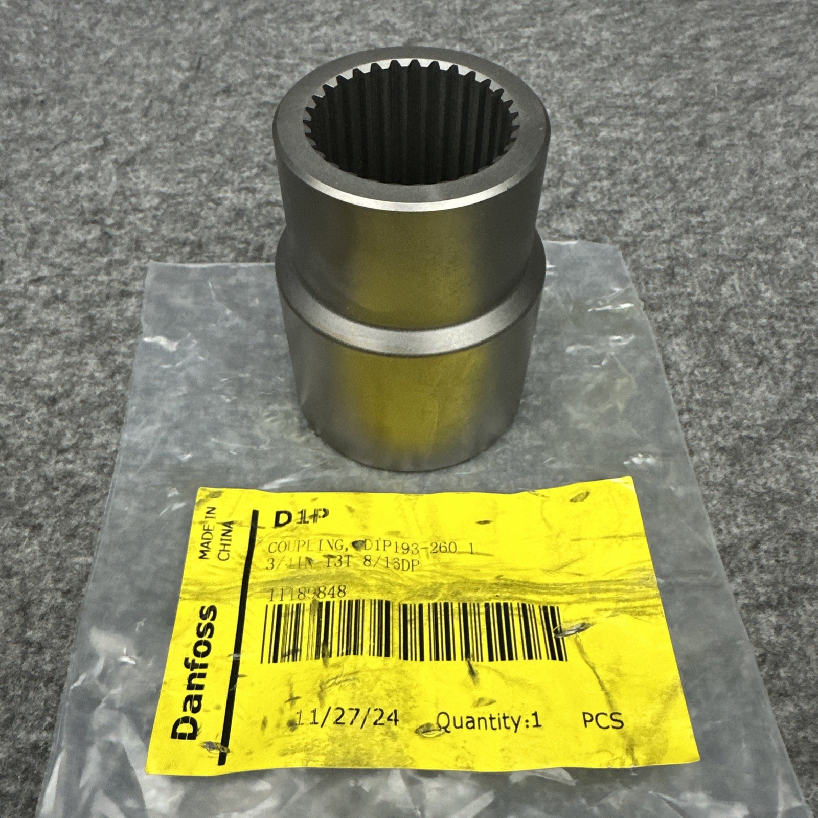 Danfoss 11189848 COUPLING, D1P193-260 1 3/4IN 13T 8/16DP