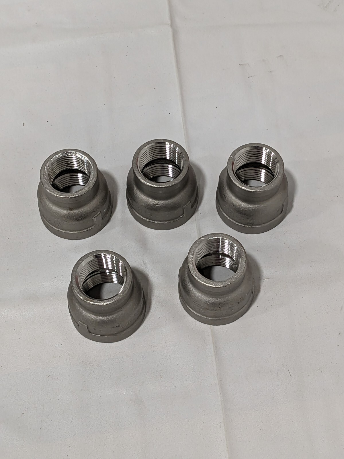 Pipe Reducer: 1 x 3/4″ Fitting, 316 Stainless Steel, FNPT x FNPT Qty 5 6RSB1*3/4