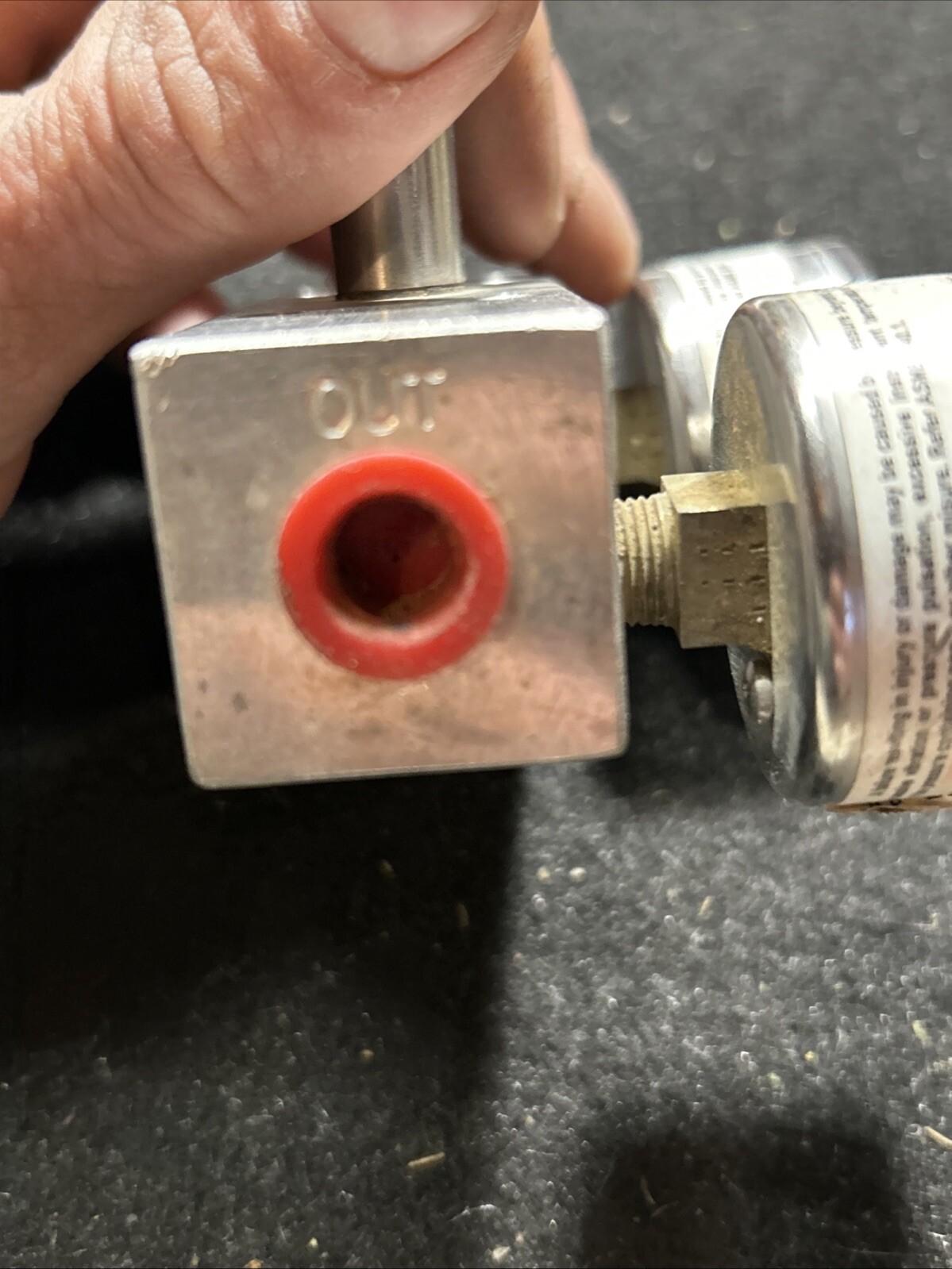 FMC TECHNOLOGIES D STYLE CT FLEXTUBE p561255 CHeck valve W gauges