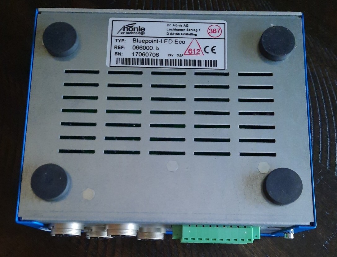 Honle Bluepoint-LED Eco. UV Adhesive Light Curing Controller.