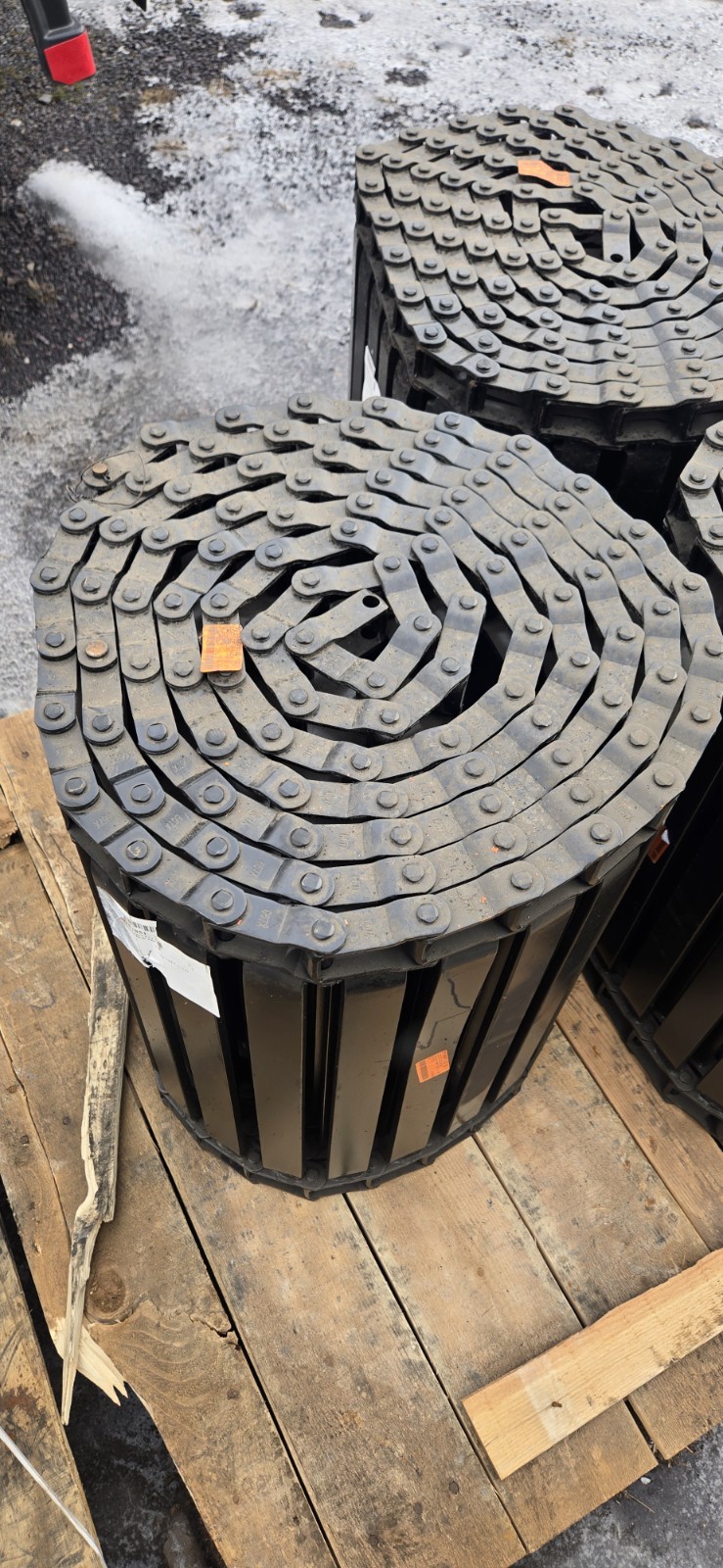 Monroe Truck Chain Conveyor 667X Pintle Chain – 18” Wide – 102 Links Per Roll