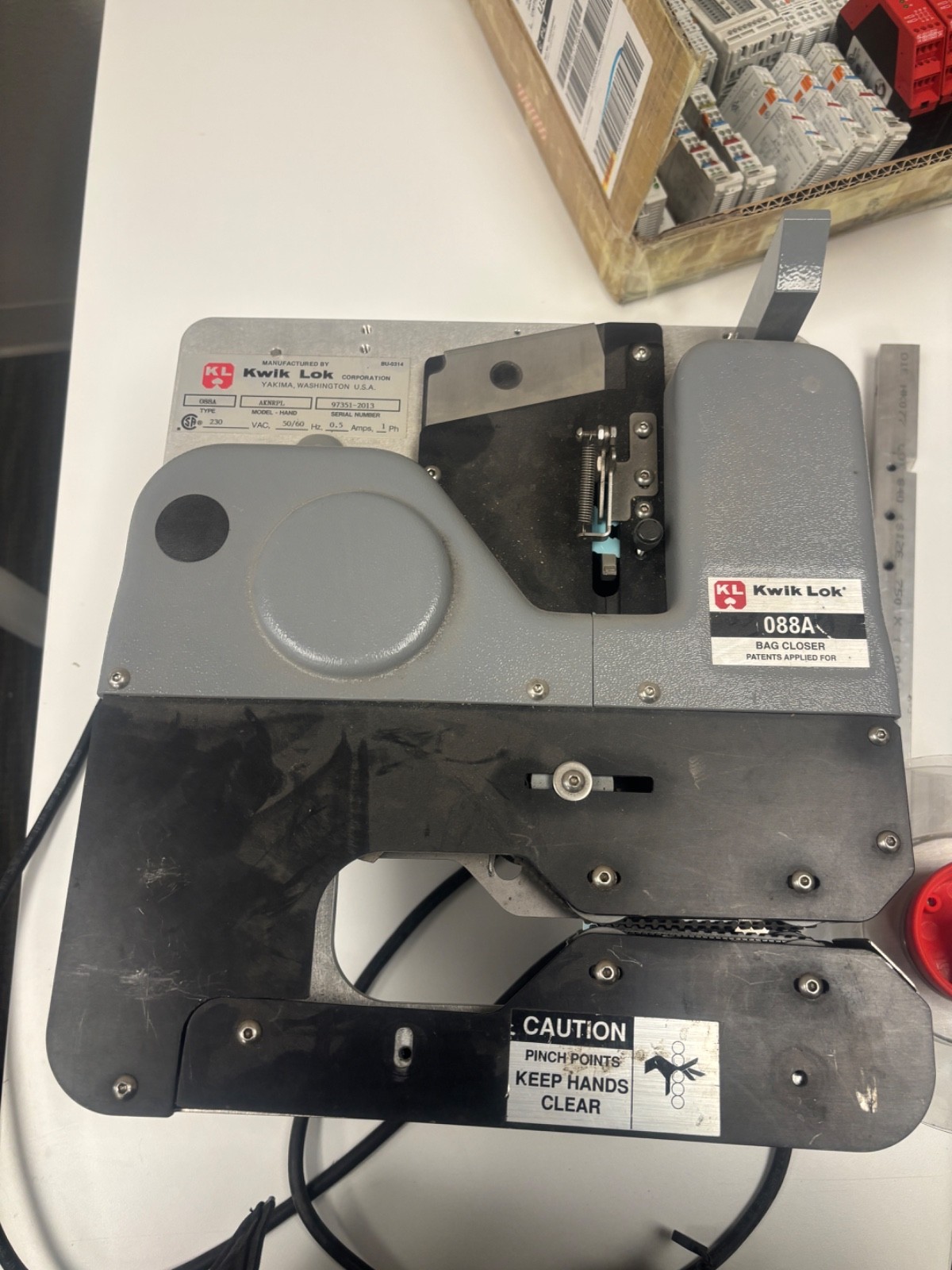 kwik lok 088a bag closer machine