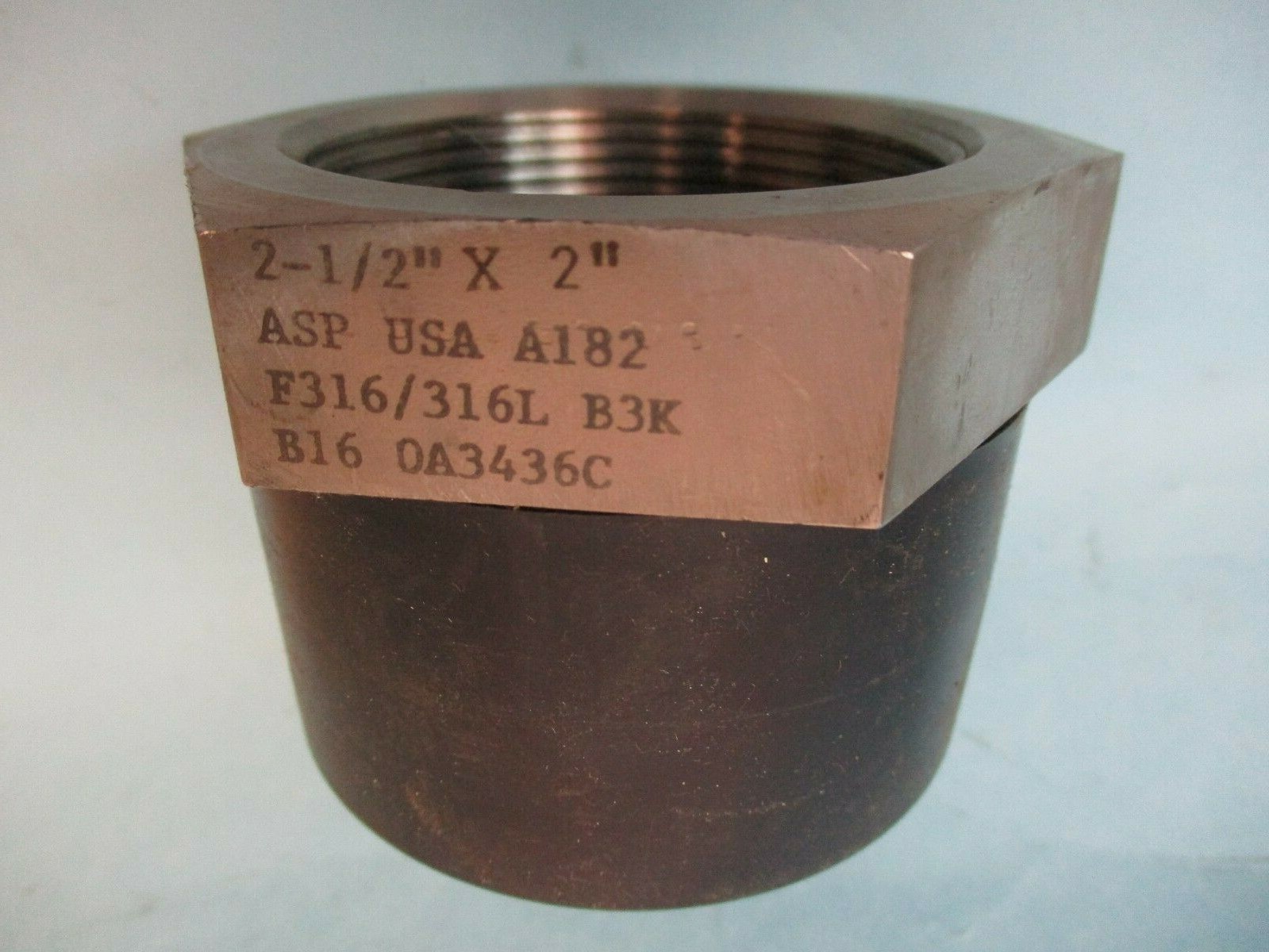 New 2-1/2″ x 2″ ASP USA A182 F316/316L B3K B16 0A3436C A3147DH