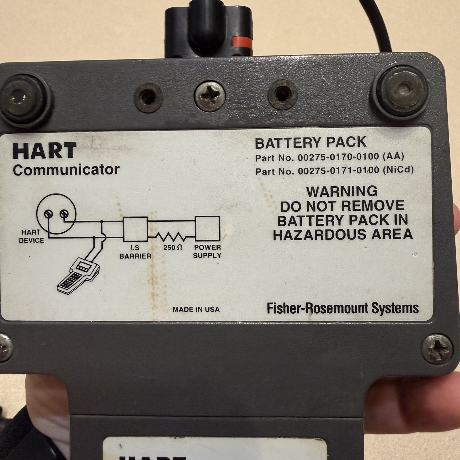 HART MODEL: 275 Field Communicator USA FISHER-Rosemount System Tested Works