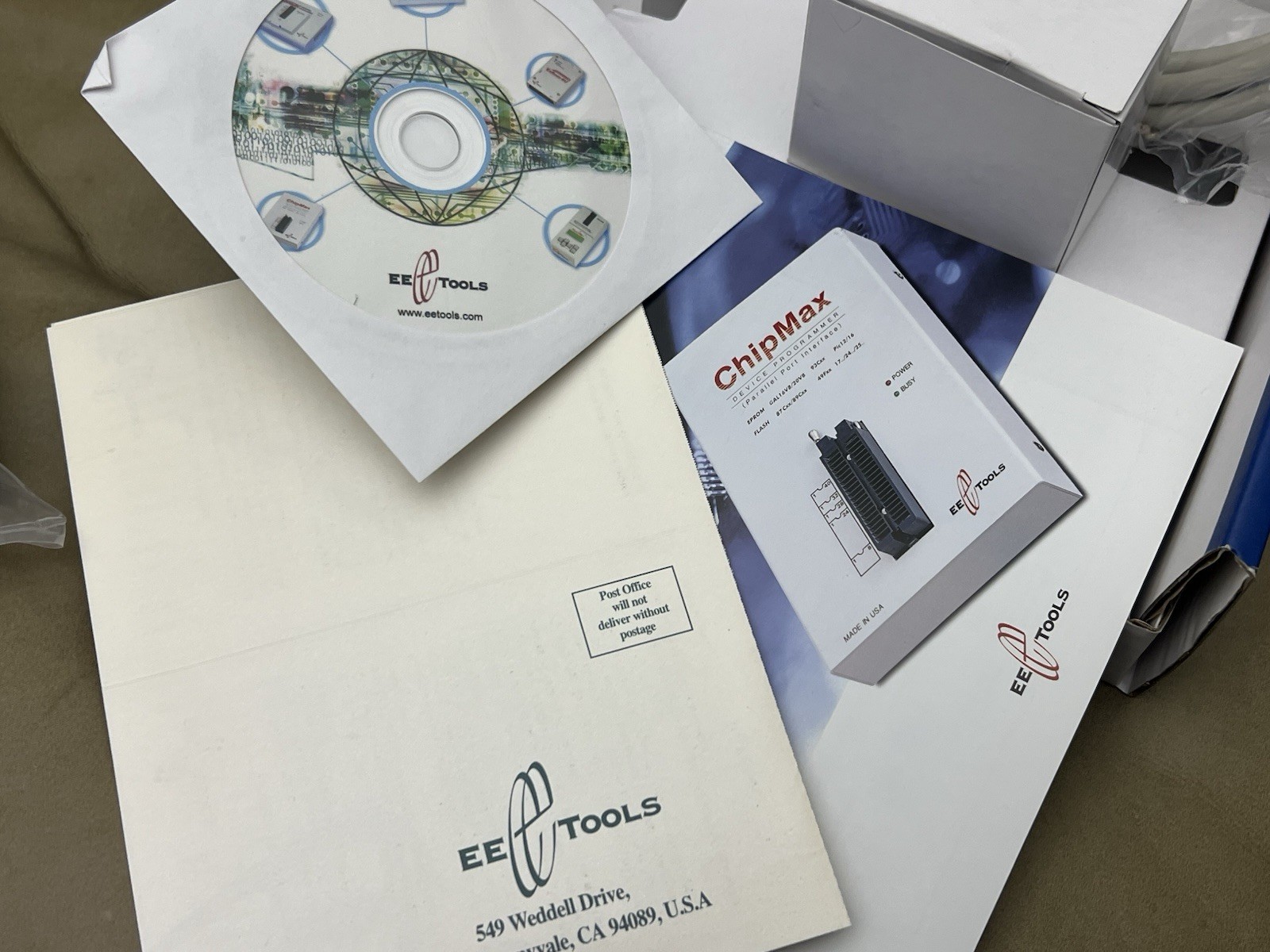 NEW EE Tools ChipMax Universal Device Programmer – Parallel Port – NIB Complete