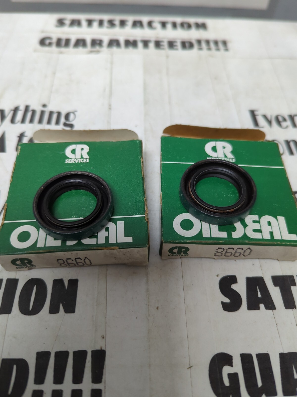 CHICAGO RAWHIDE,8660,OIL SEALS LOT OF 2 NOS