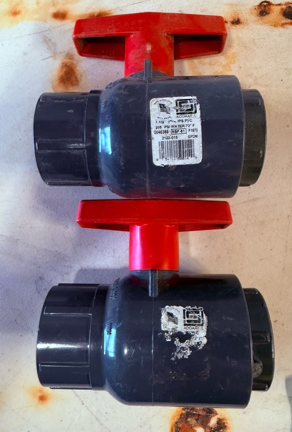 Spears 2122-015 1-1/2 PVC Compact Ball Valve SOC EPDM Please Read Description