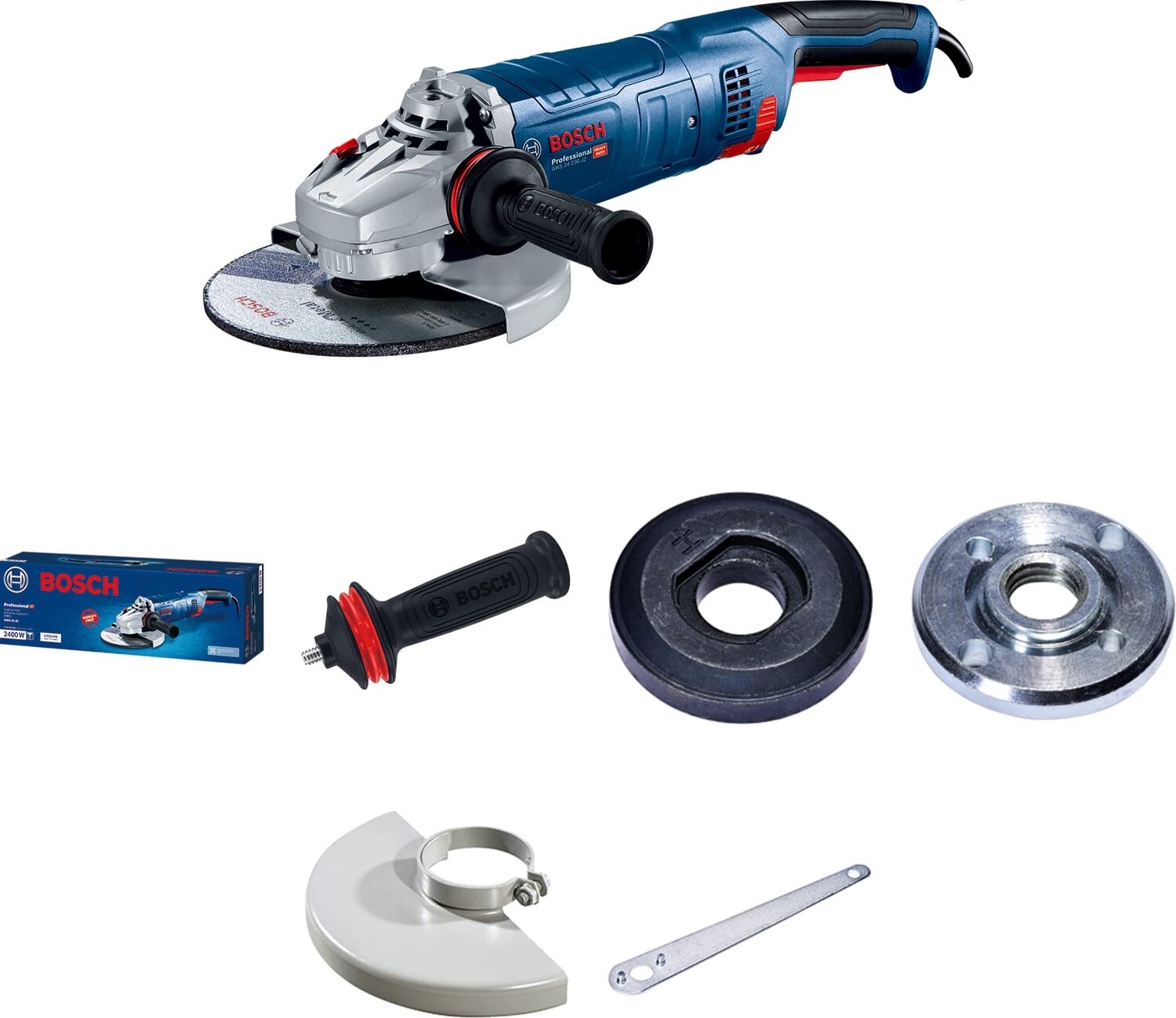 Bosch GWS 24-230 9″ Large Angle Grinder Professional Tool , 400 W free shipping
