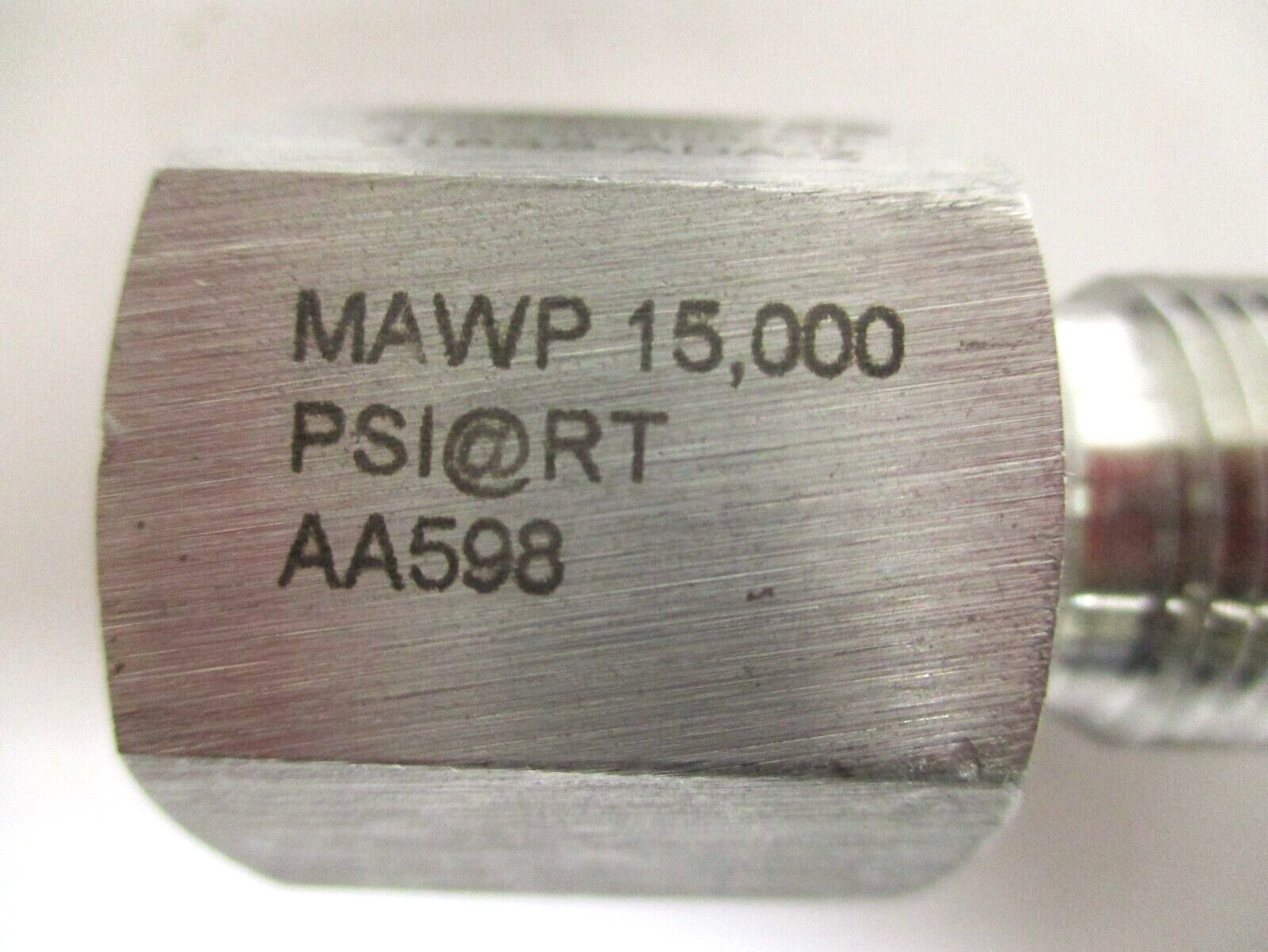 PARKER – AUTOCLAVE ENGINEERS , 15MX98K8-OP , 316SS , 15000 PSI , SURPLUS