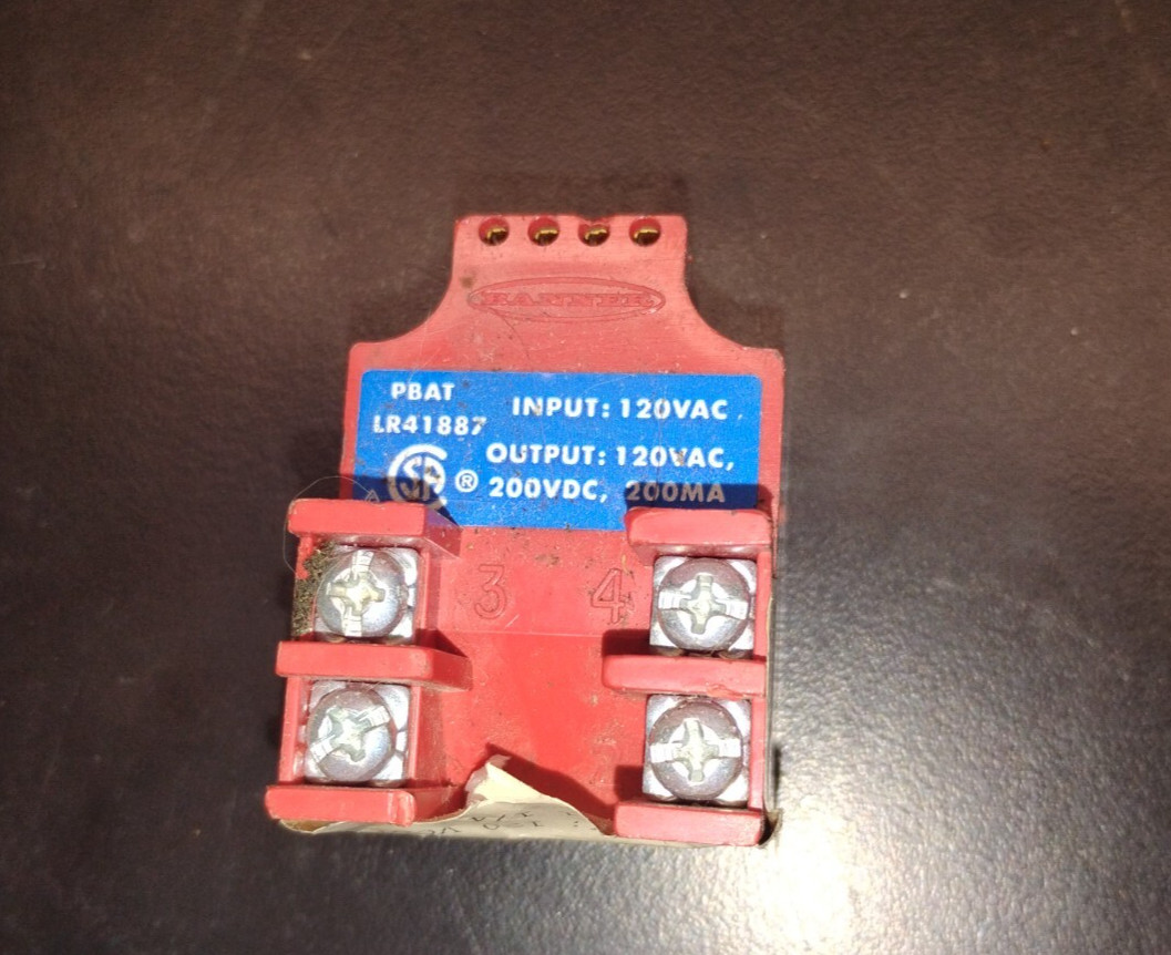 Banner PBA LR41887 Power Block Module, Input 120 VAC, Output 120 VAC 100 VA