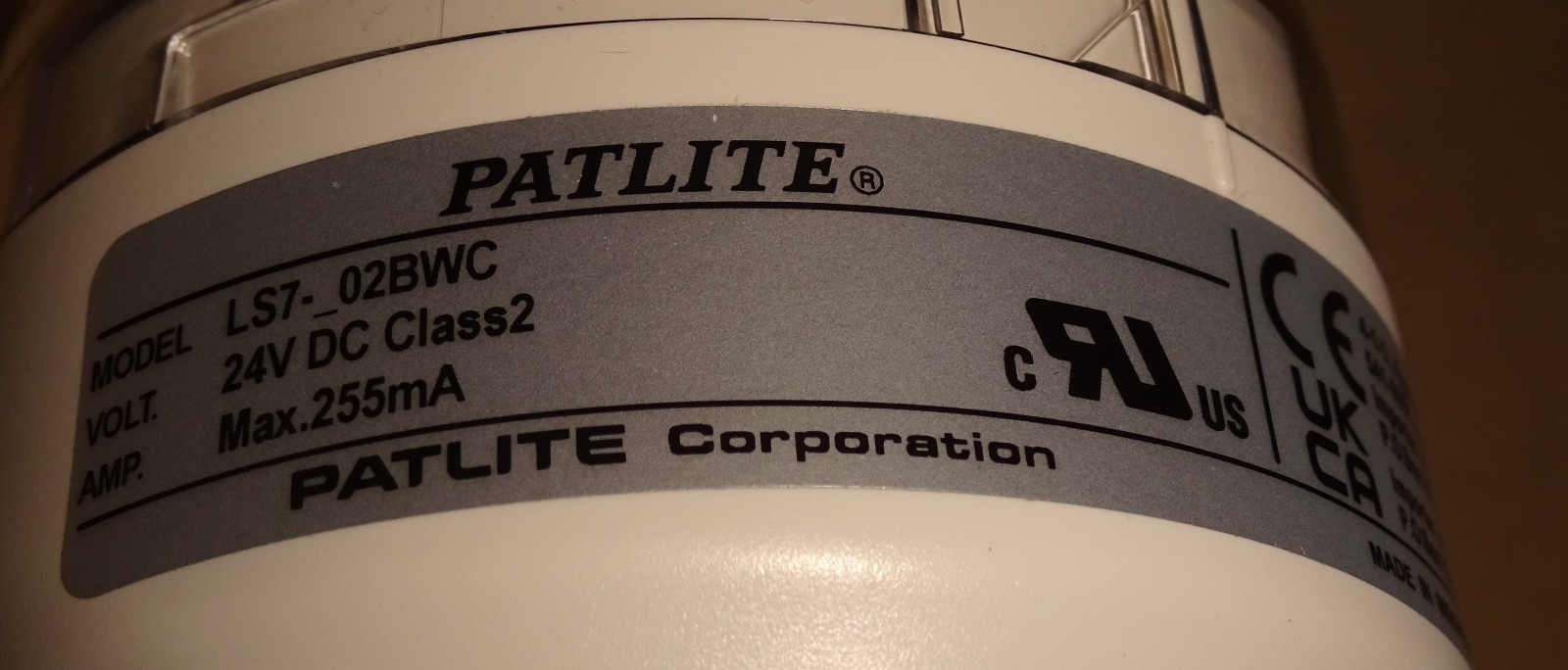 Patlite LS7-302BWC-9N-RYGNN Stack Light LS7302BWC9NRYGNN Signal Tower NEW