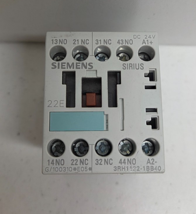 GUARANTEED! SIEMENS 6A 4P 2NO/2NC 24V CONTACTOR RELAY 3RH1122-1BB40