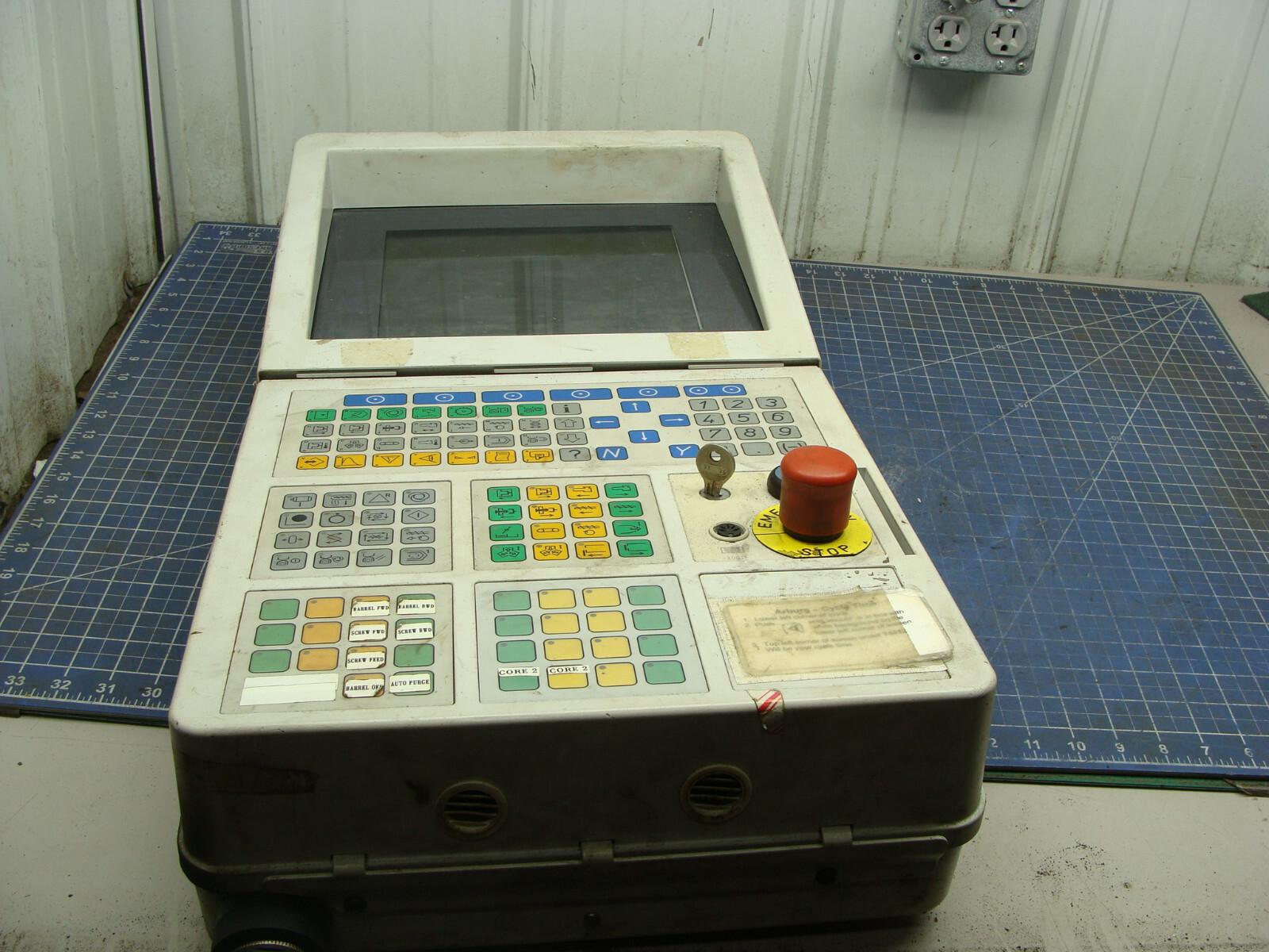ARBURG DISPLAY CONTROL PANEL OPERATOR INTERFACE X001F (DAMAGED CASE)
