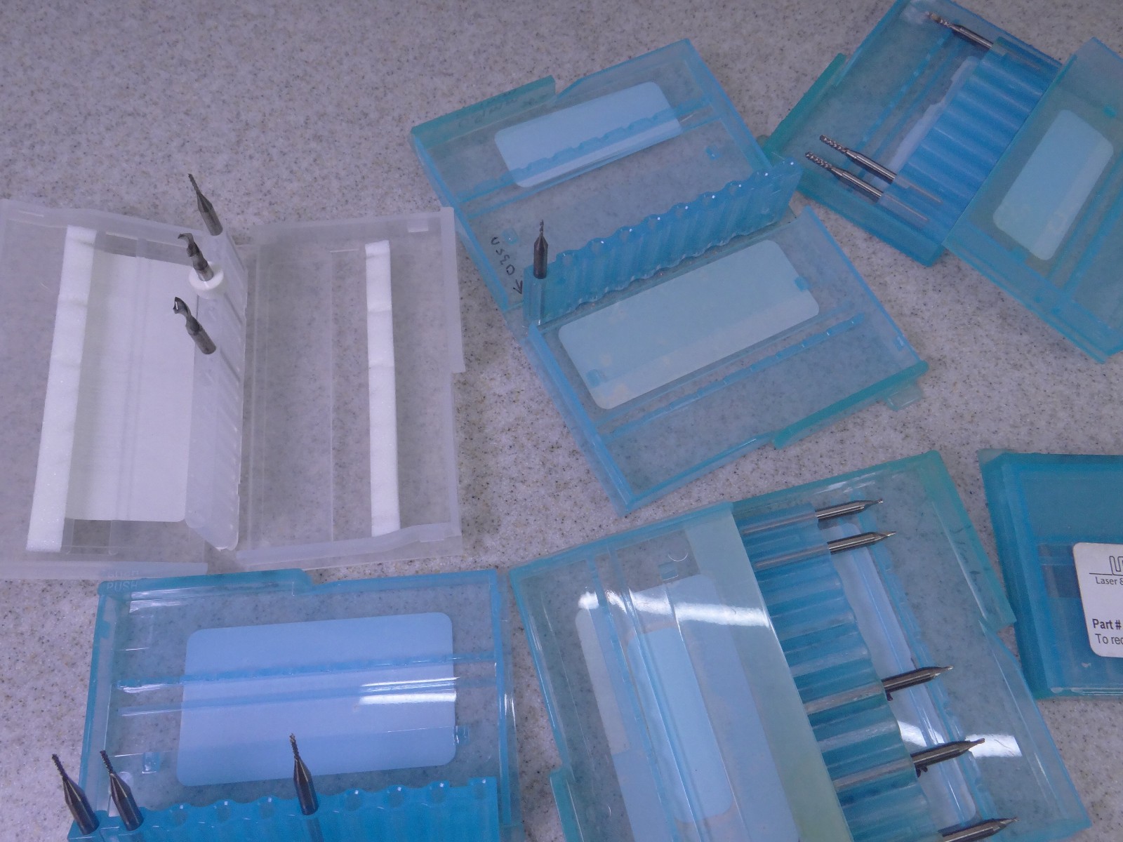 LPKF Laser & Electronics End Mills lot of 20 packs 100979 101016 101010 101007