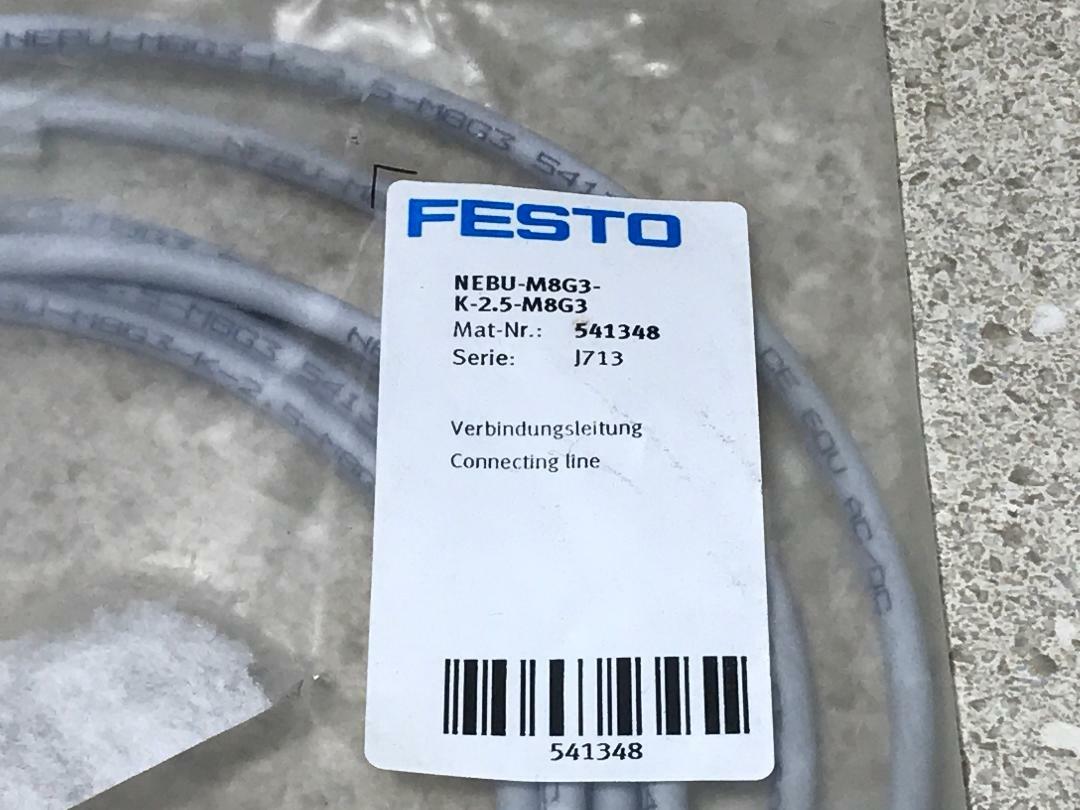 Festo NEBU-M8G3-K-2.5-M8G3 NEW