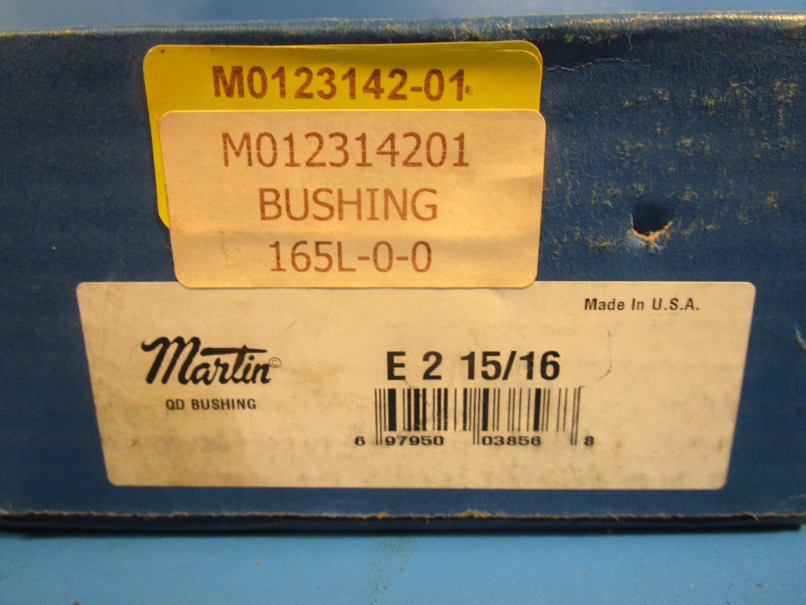 Martin E 2 15/16 Quick Disconnect Bushing, Class 30 Gray Cast Iron, Inch, 2.9